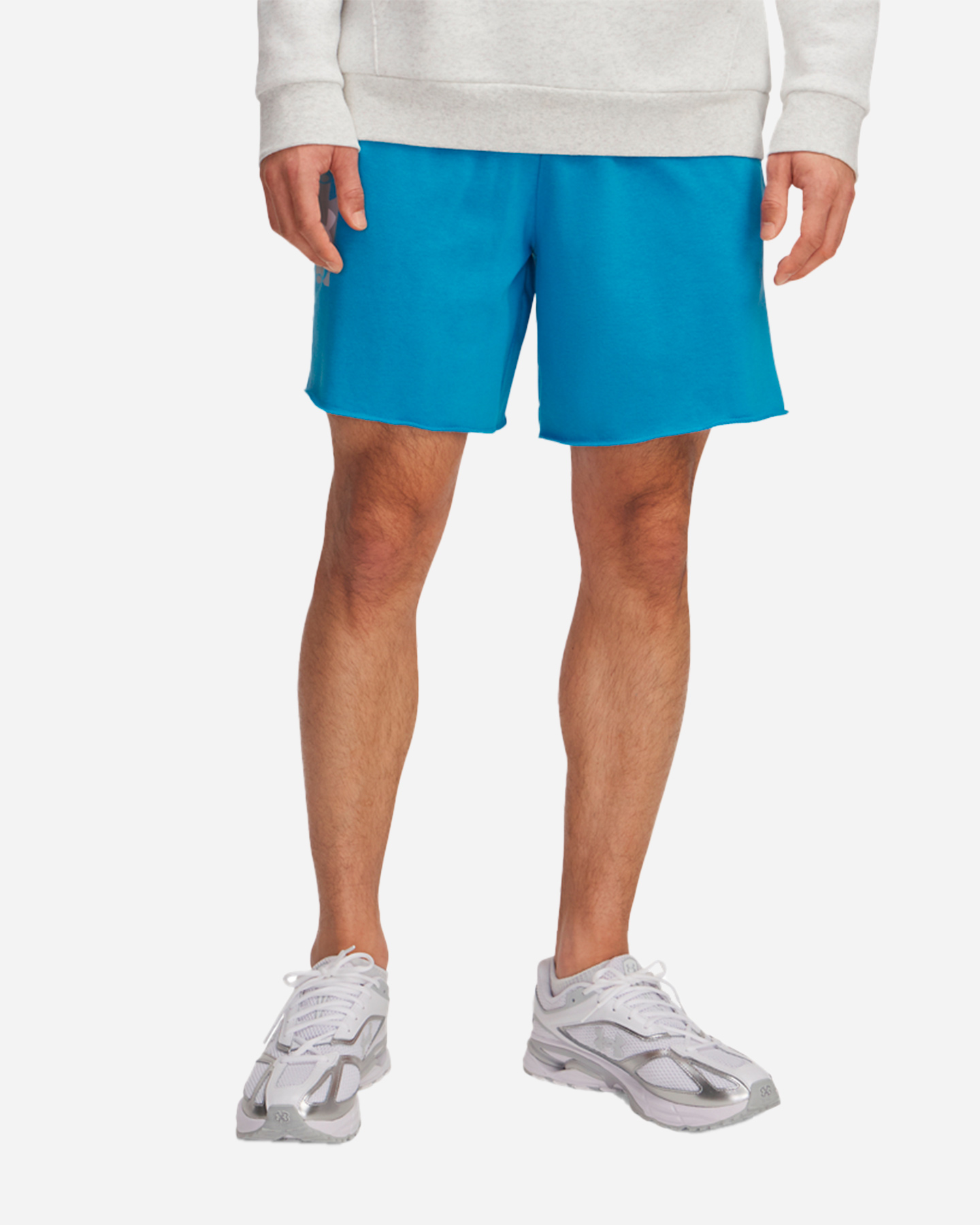 Pantaloncini UNDER ARMOUR RIVAL TERRY LOGO M - Azzurro - 0 | Cisalfa Sport
