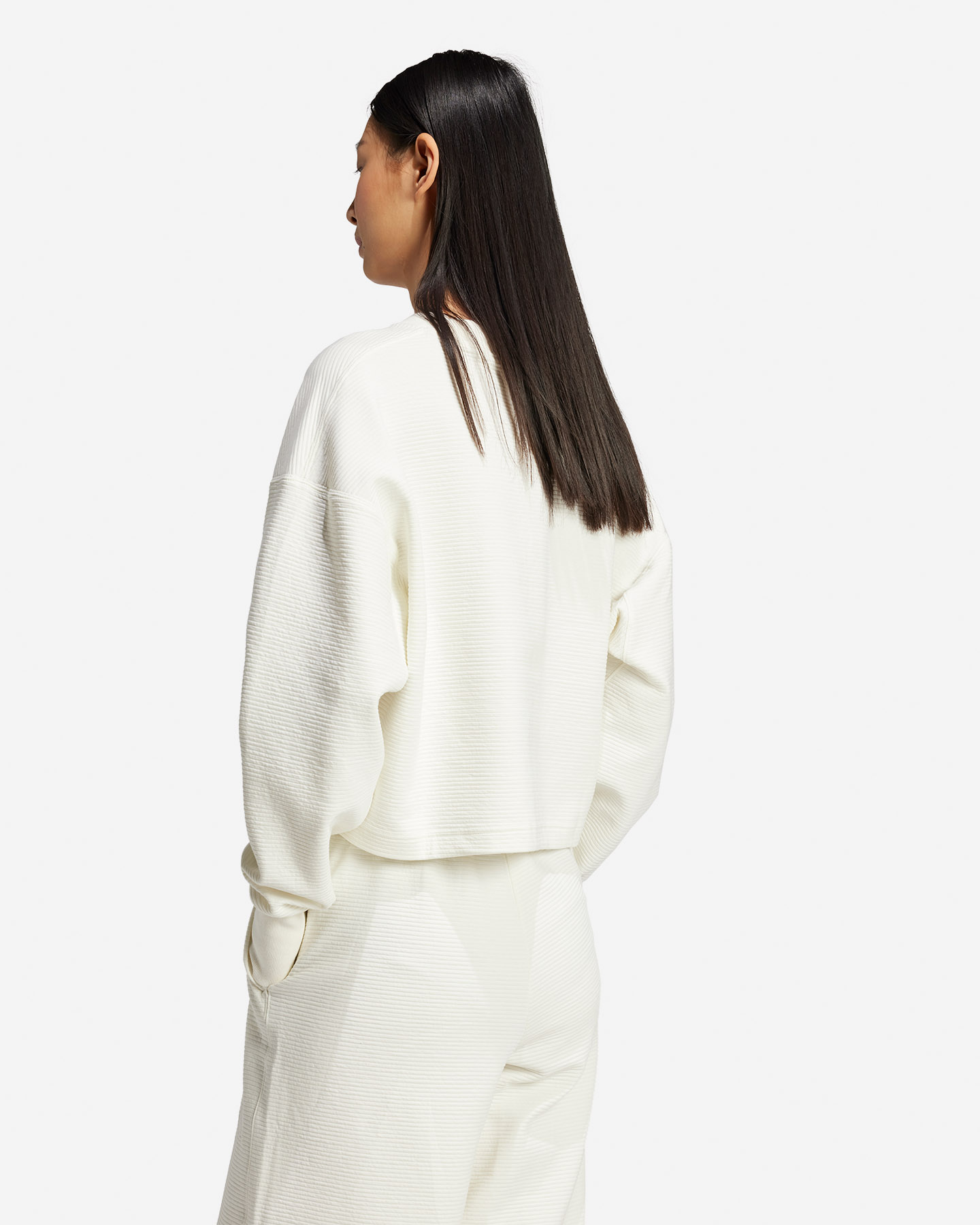 Felpa ADIDAS SMALL LOGO SZN W - Bianco - 2 | Cisalfa Sport
