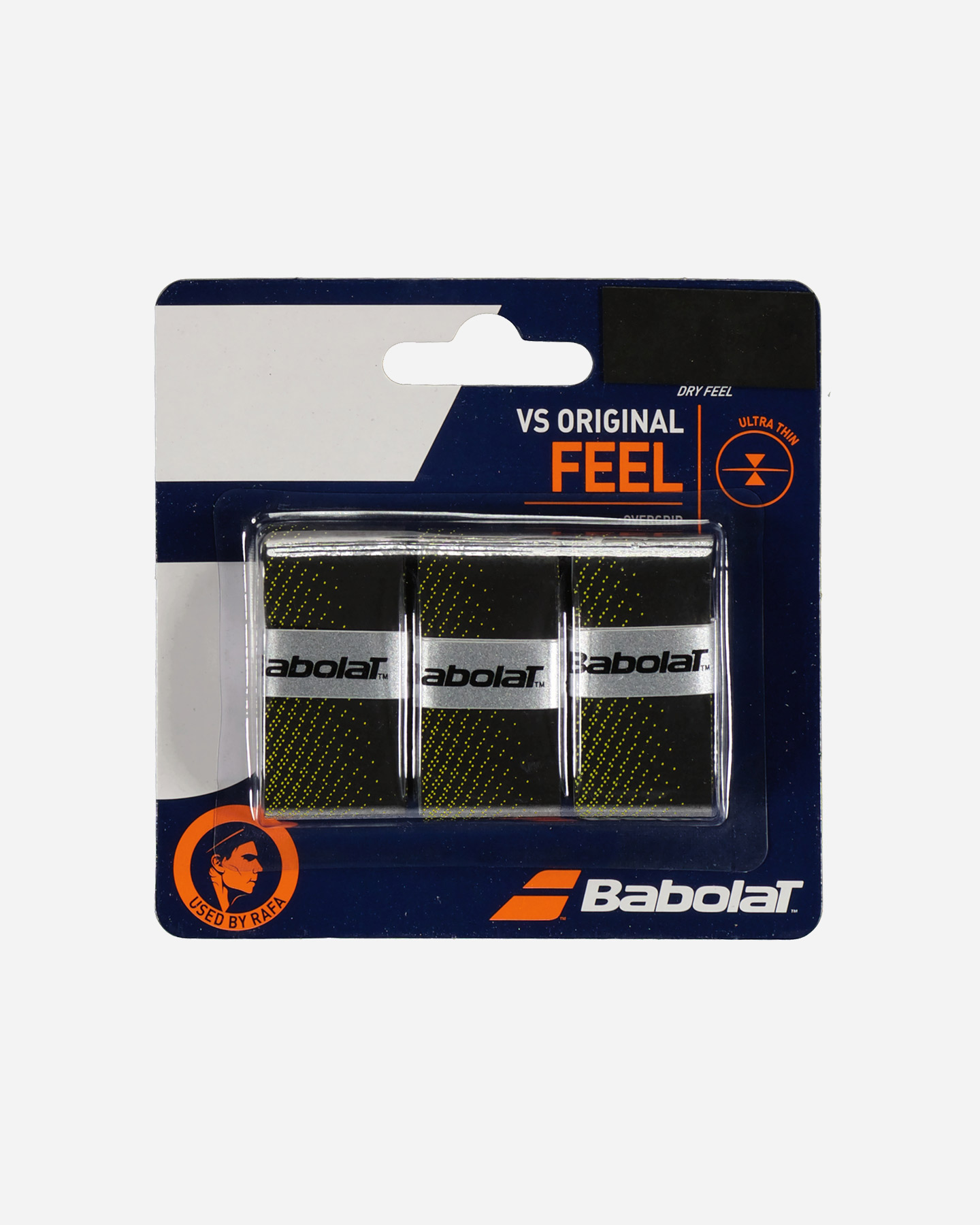 Grip tennis BABOLAT VS ORIGINAL BLK-YLLW  - Nero - 0 | Cisalfa Sport