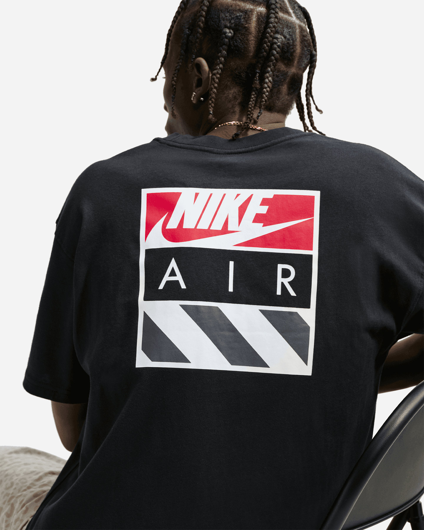 T-shirt NIKE AIR BACK LOGO M - Nero - 4 | Cisalfa Sport