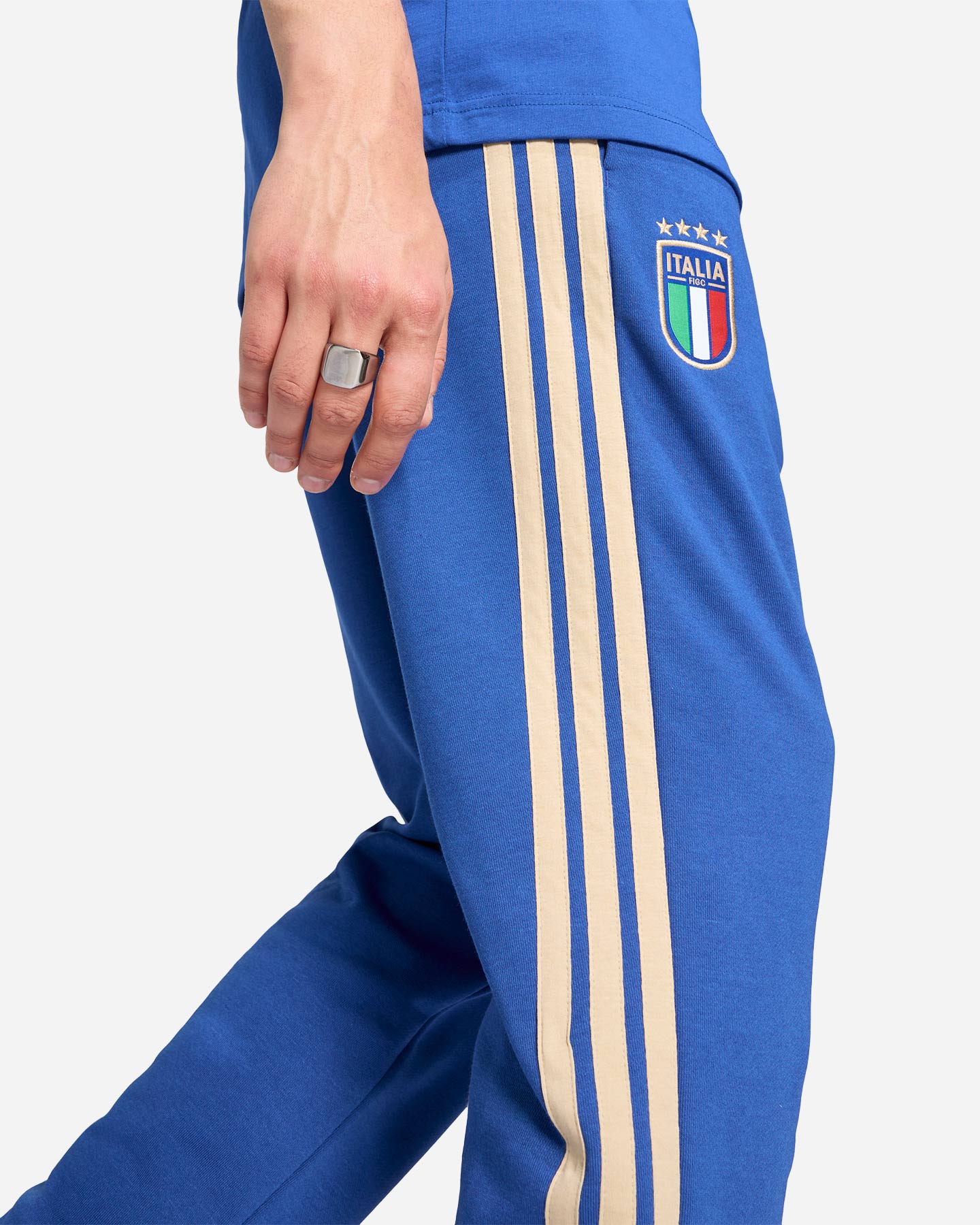 Abbigliamento calcio ufficiale ADIDAS ITALIA FIGC DNA M - Blu - 5 | Cisalfa Sport