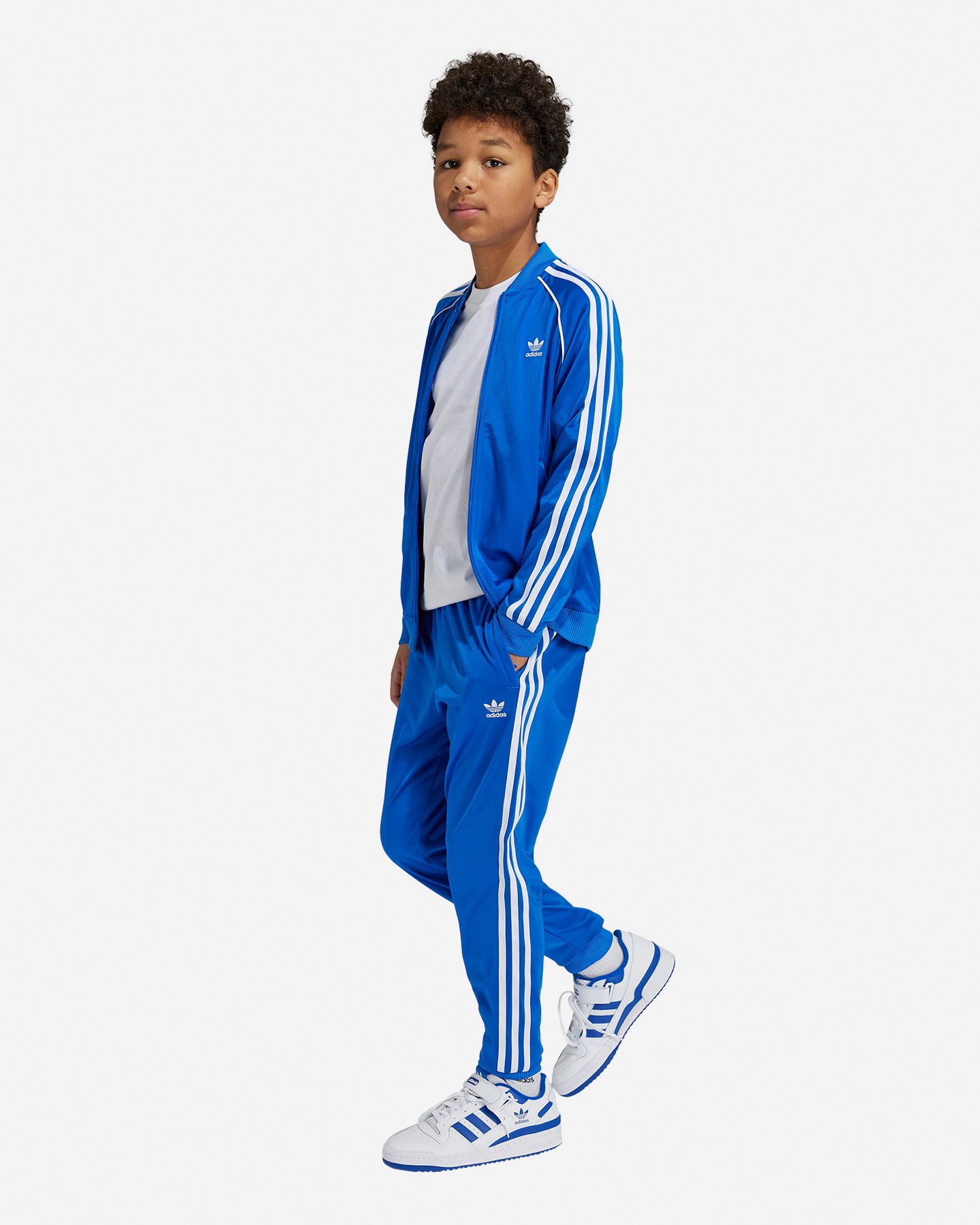 Felpa ADIDAS O BOY JR - Blu royal - 1 | Cisalfa Sport