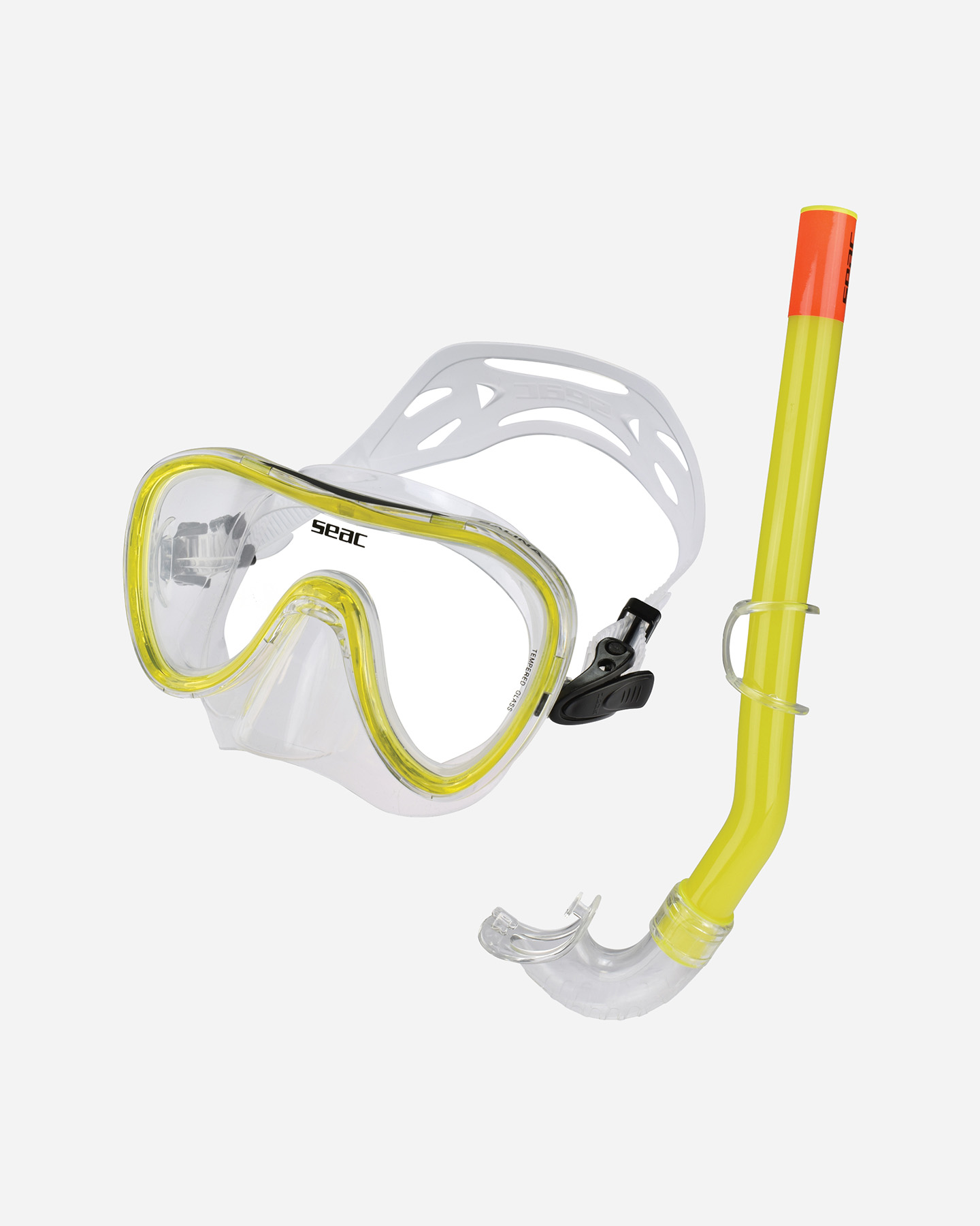 Kit snorkeling SEAC SUB SET BIS SALINA SILTRA  - Giallo - 0 | Cisalfa Sport