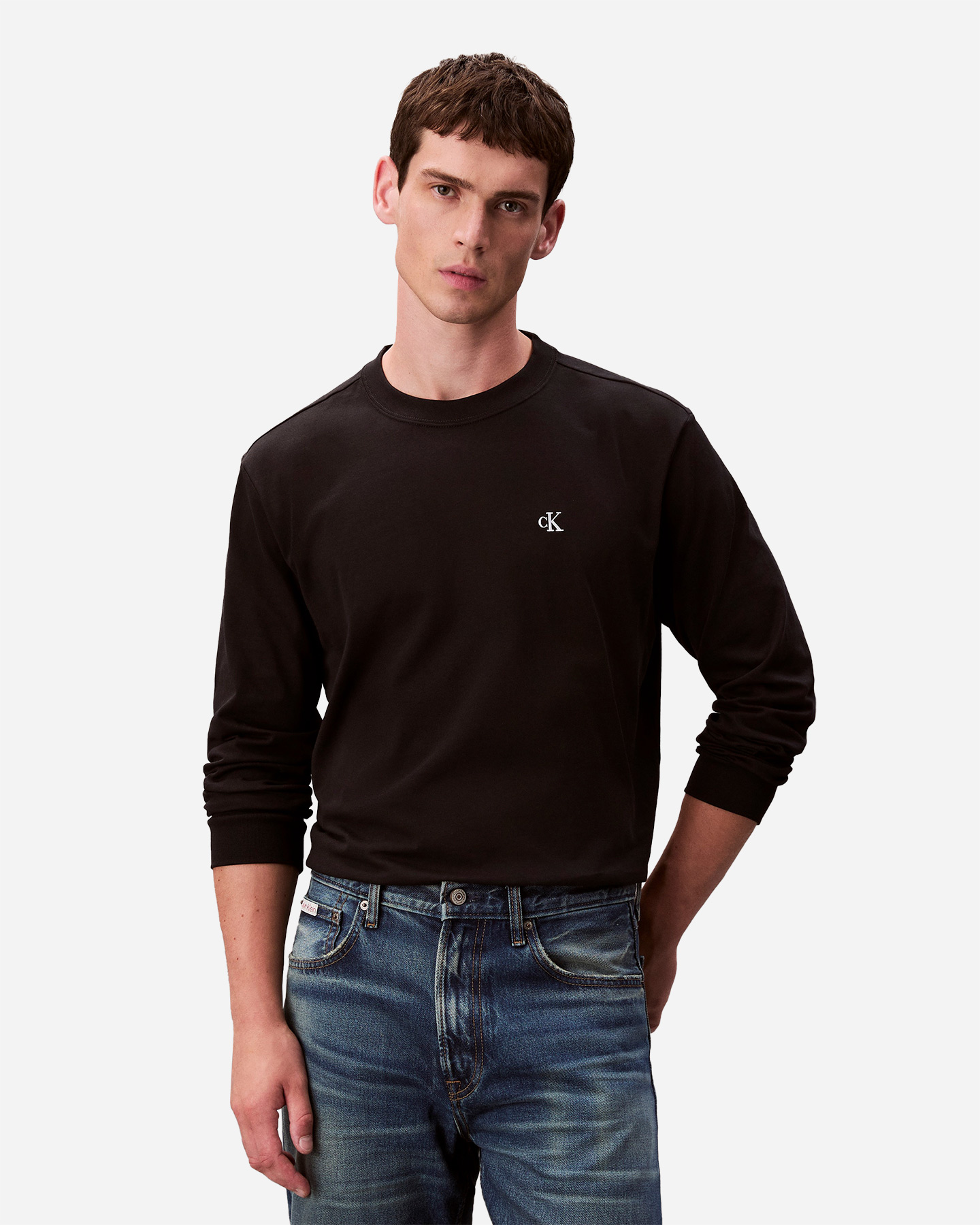 T-shirt CALVIN KLEIN JEANS EASY MONOGRAM M - Nero - 1 | Cisalfa Sport