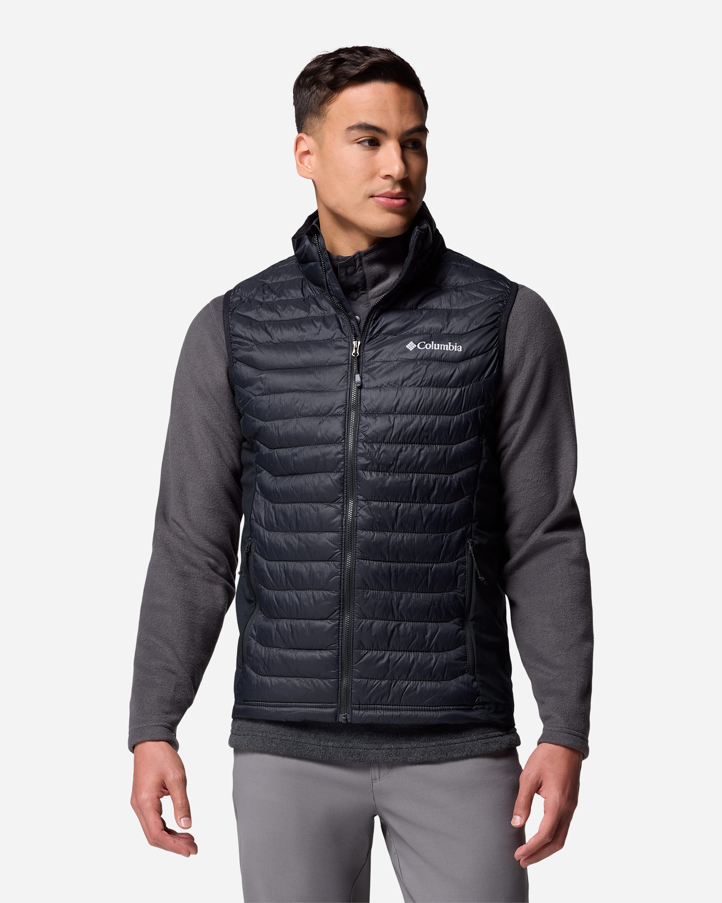 Gilet COLUMBIA POWDER PASS HYBRID M - Nero - 3 | Cisalfa Sport