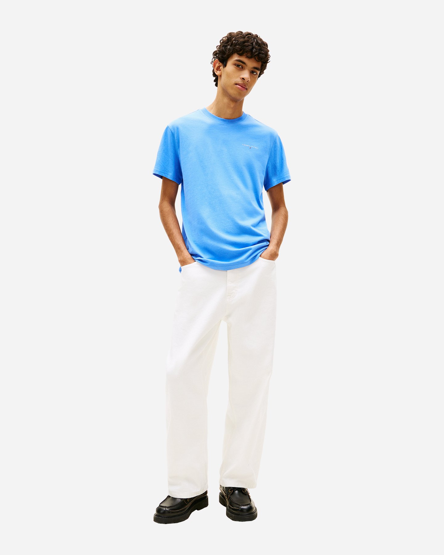 T-shirt TOMMY HILFIGER SMALL M - Azzurro - 1 | Cisalfa Sport