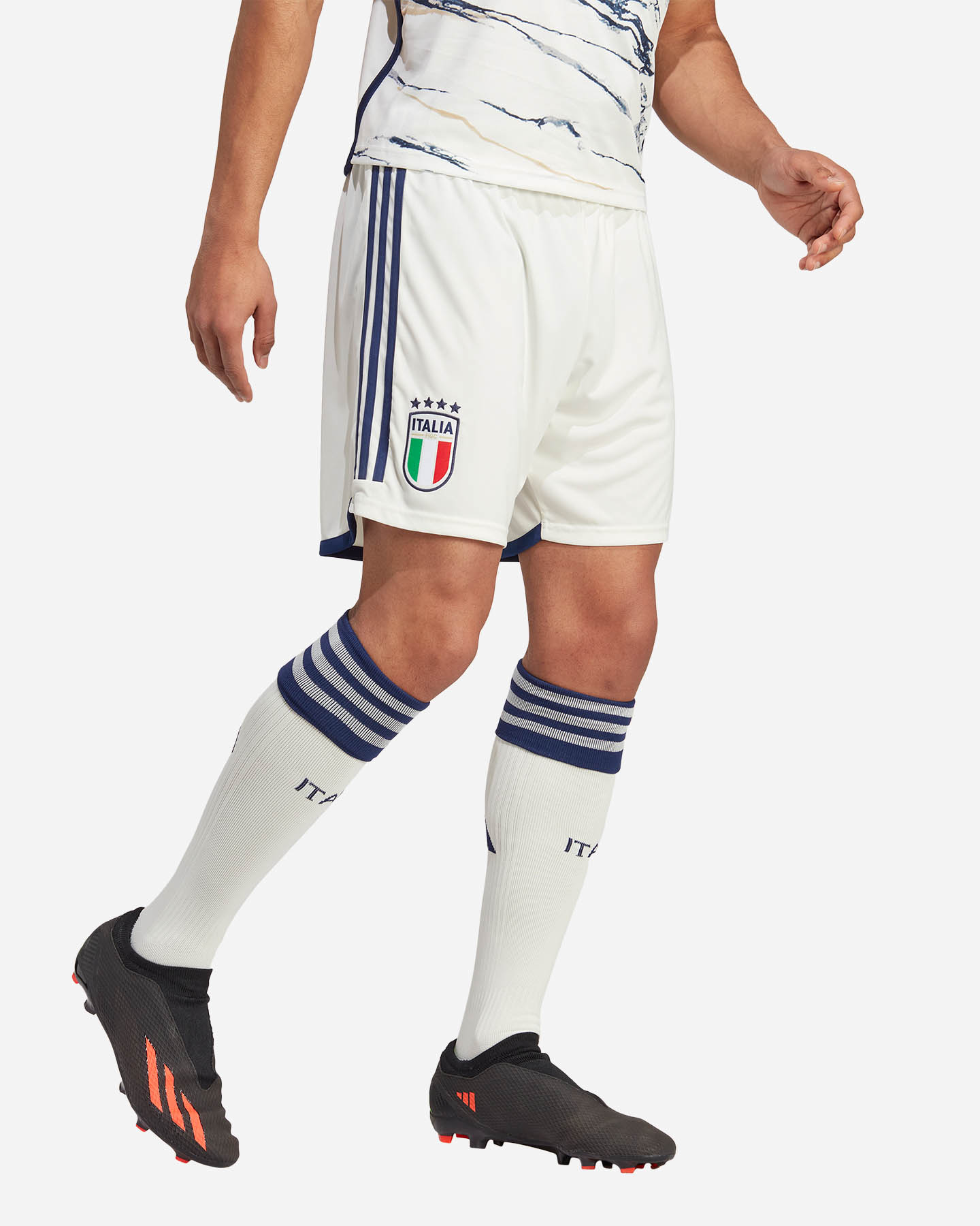 Pantaloncini calcio ufficiali ADIDAS ITALIA AWAY M - Bianco - 1 | Cisalfa Sport
