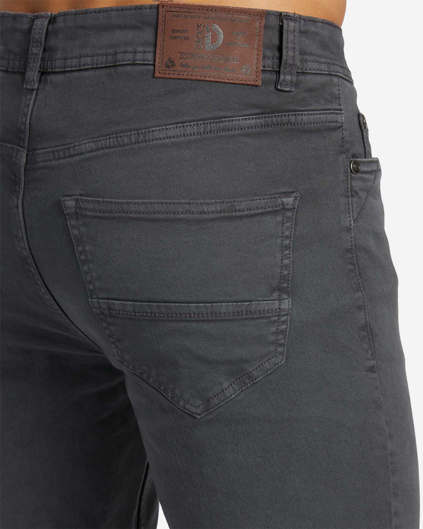 Pantalone DACK'S 5TS SLIM TWILL M - Grigio - 3 | Cisalfa Sport