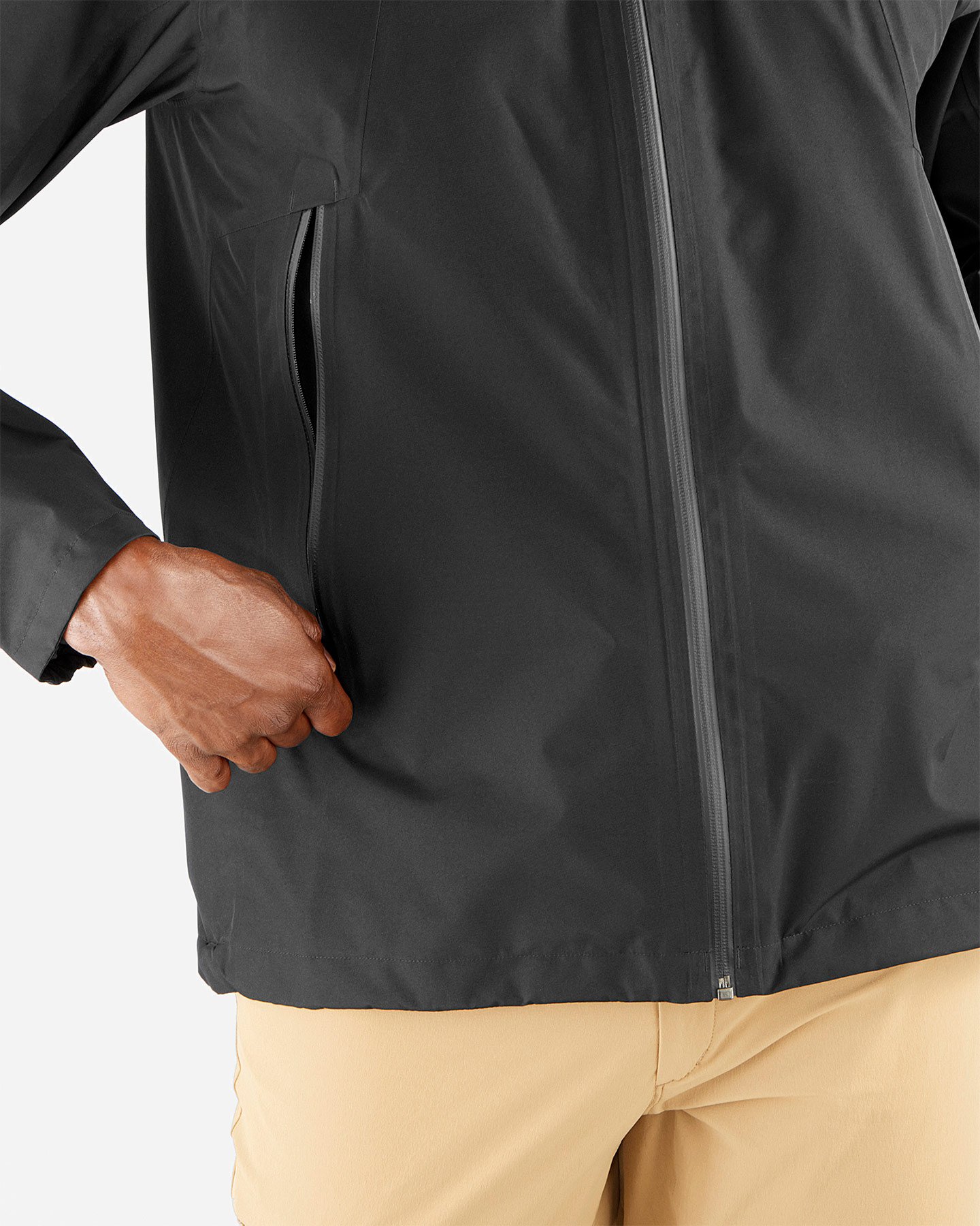 Giacca outdoor SALOMON OUTLINE GTX 2,5L M - Nero - 3 | Cisalfa Sport