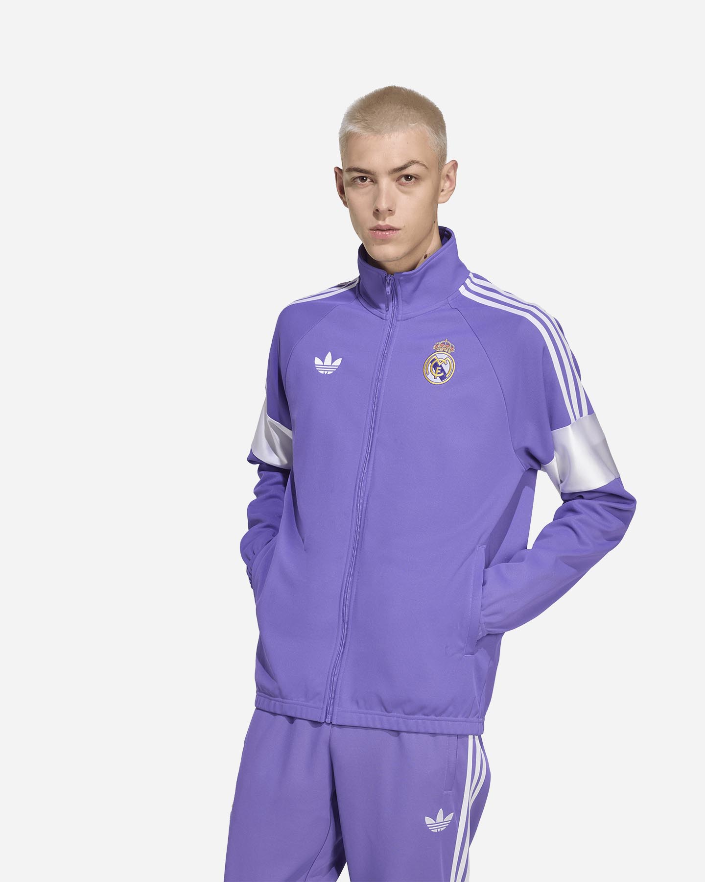 Felpa ADIDAS ORIGINALS REAL MADRID M - Viola - 1 | Cisalfa Sport