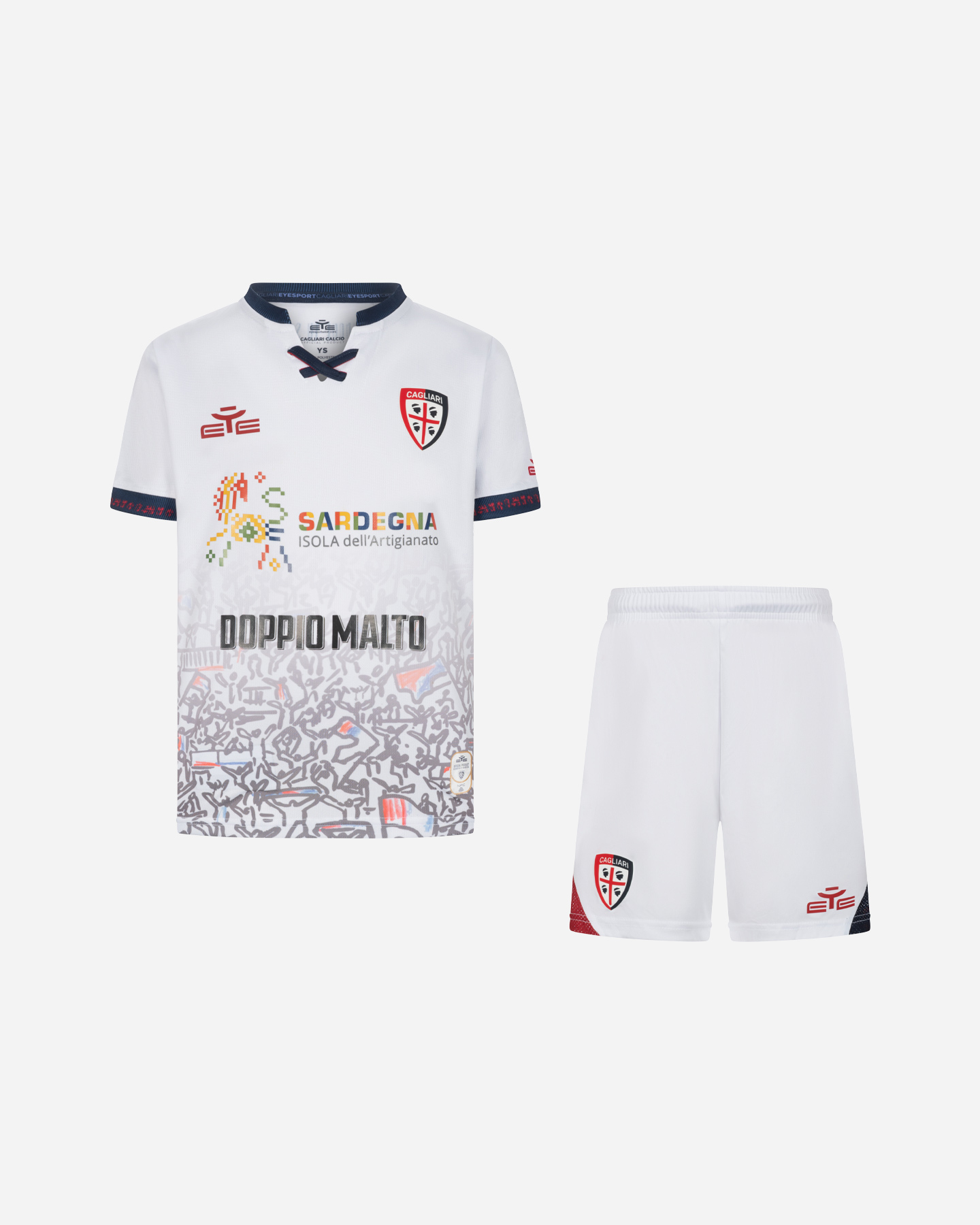 Eye Cagliari Away 25-26 Jr - Maglia Calcio Ufficiale - Color Mix