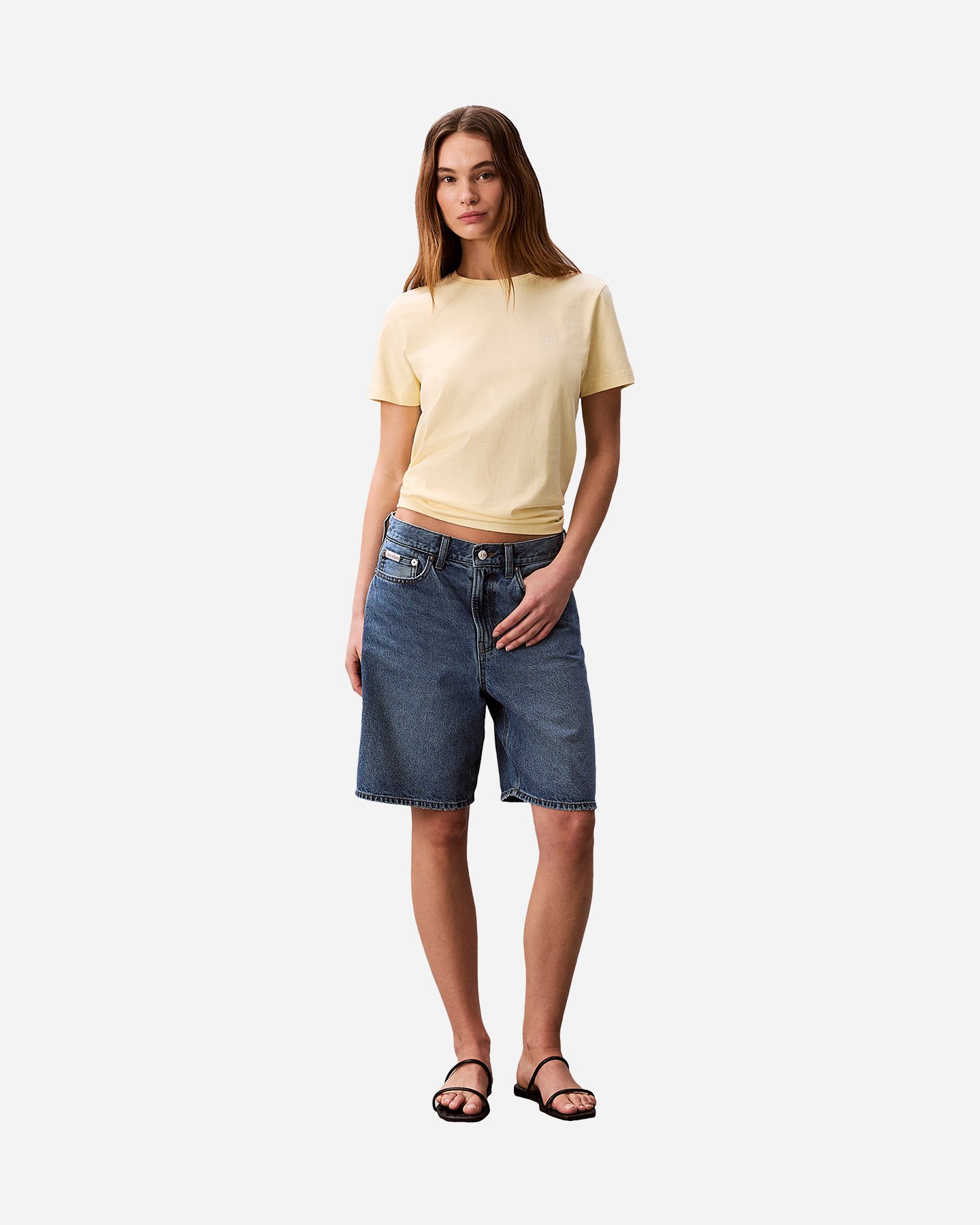 T-shirt CALVIN KLEIN JEANS MONOGRAM W - Giallo - 4 | Cisalfa Sport