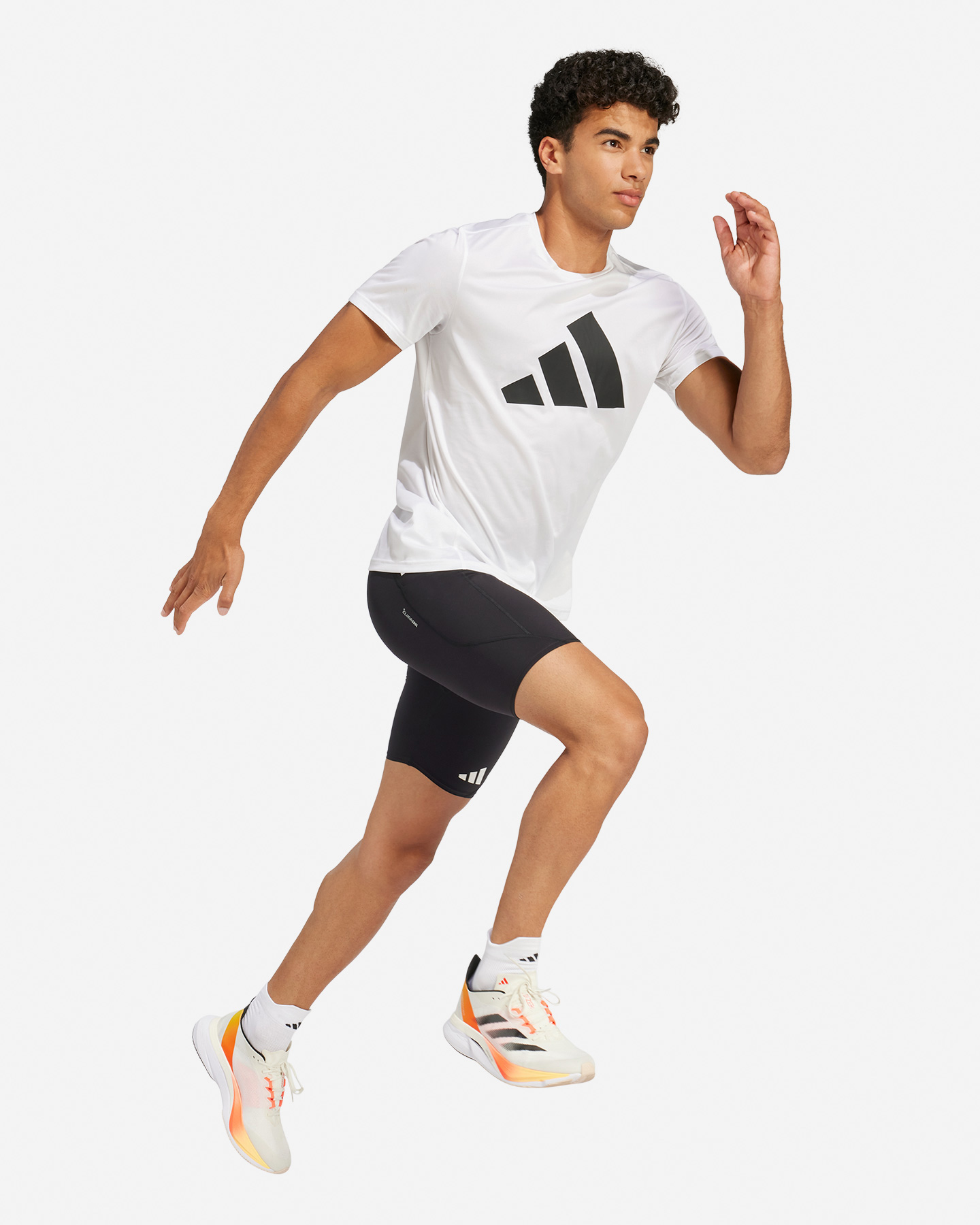 Short running ADIDAS ADIZERO S TGT M - Nero - 5 | Cisalfa Sport