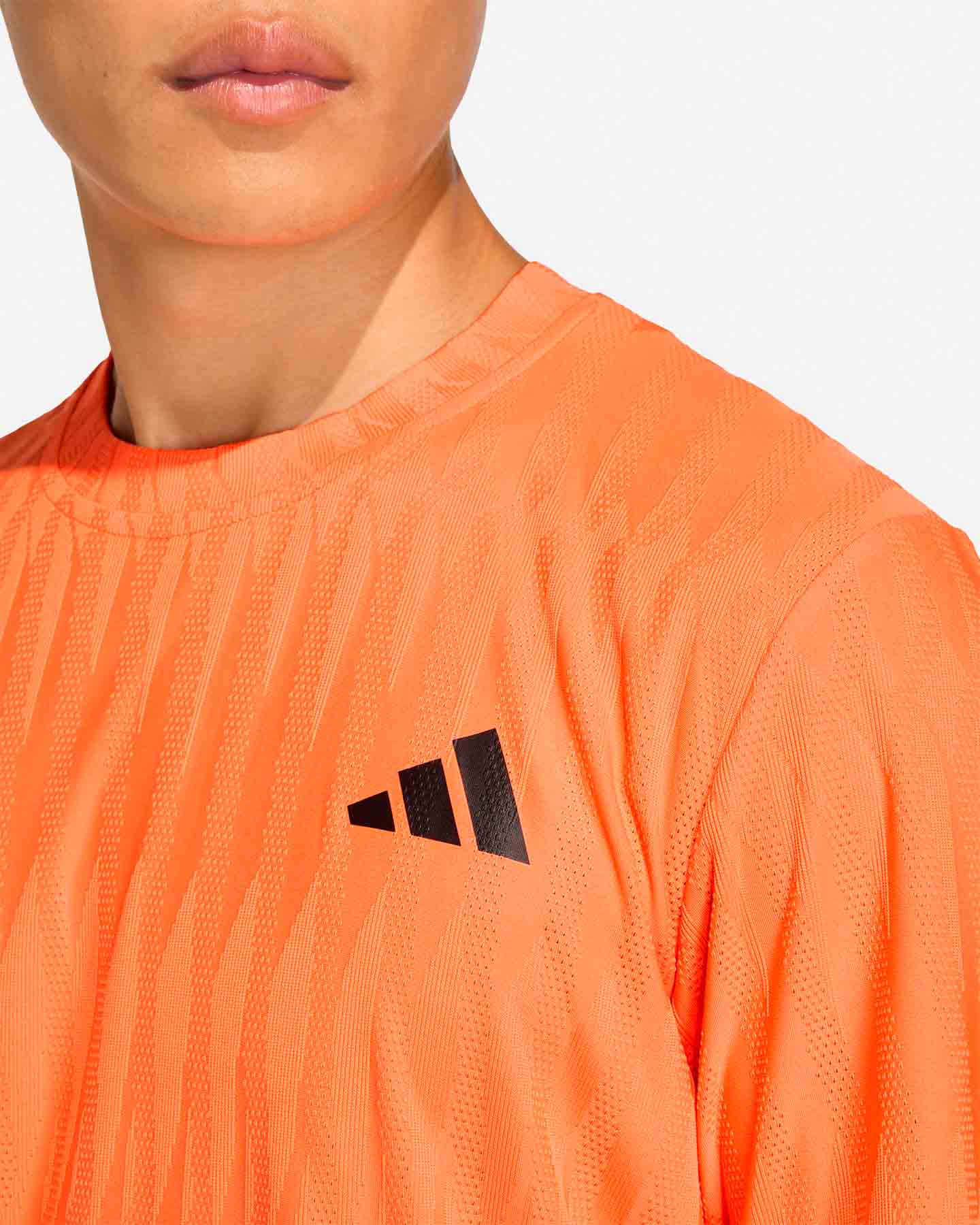 T-shirt tennis ADIDAS AIRCHILL FREELIFT M - Arancione - 5 | Cisalfa Sport