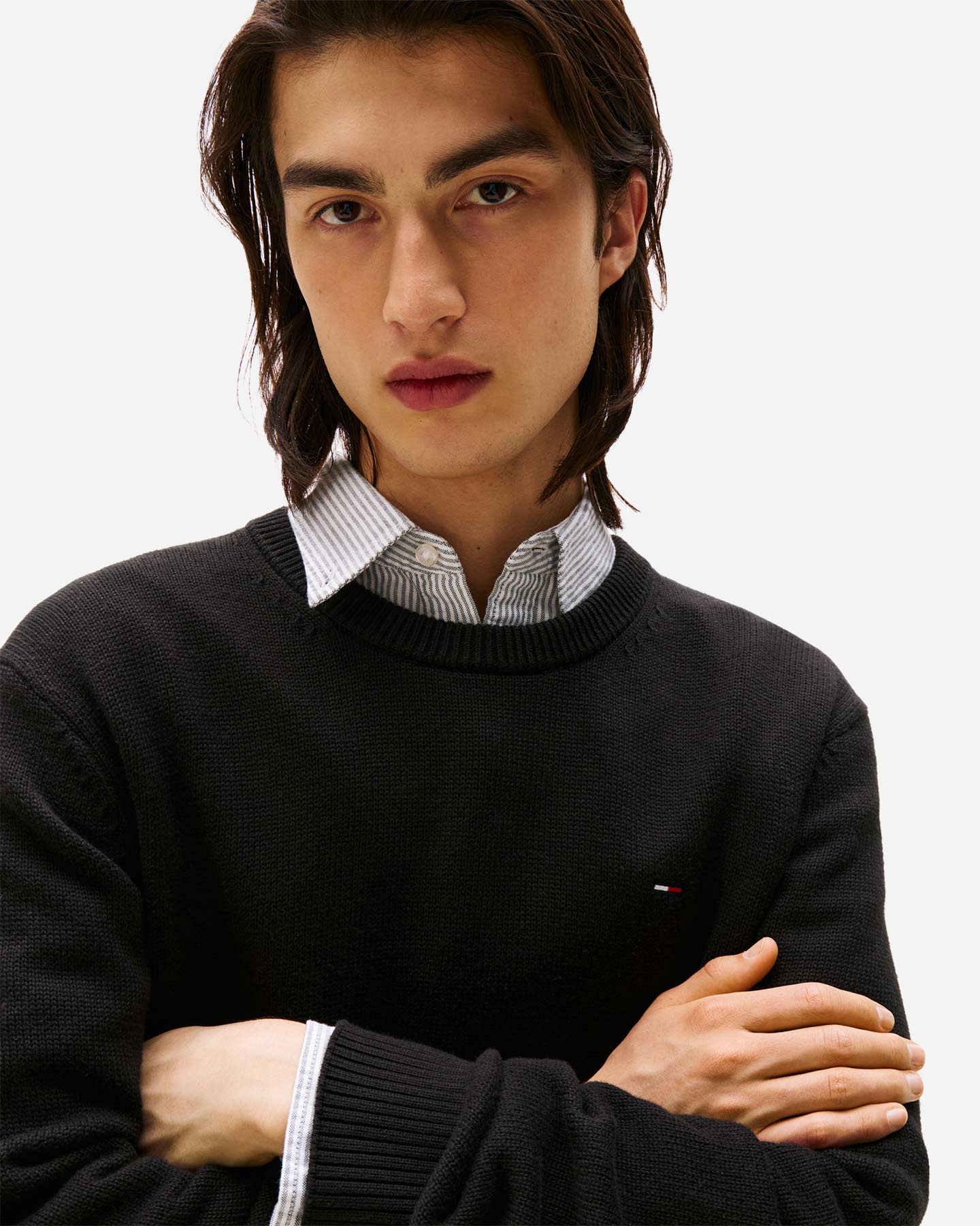 Maglione TOMMY HILFIGER ESSENTIAL M - Nero - 4 | Cisalfa Sport