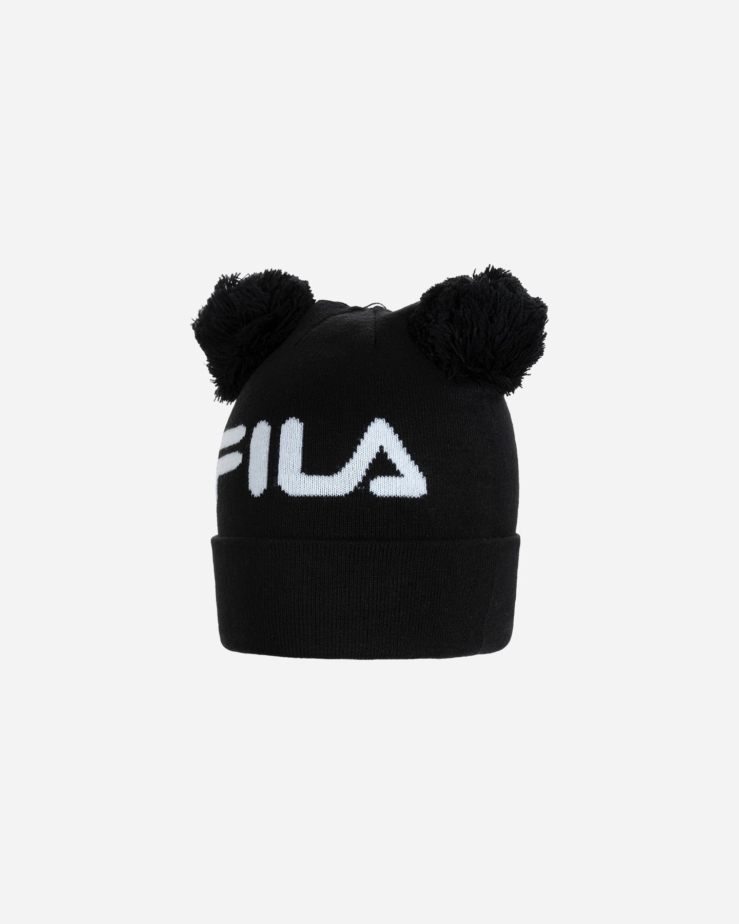 Berretto FILA DOUBLE PON LOGO JR - Nero - 0 | Cisalfa Sport