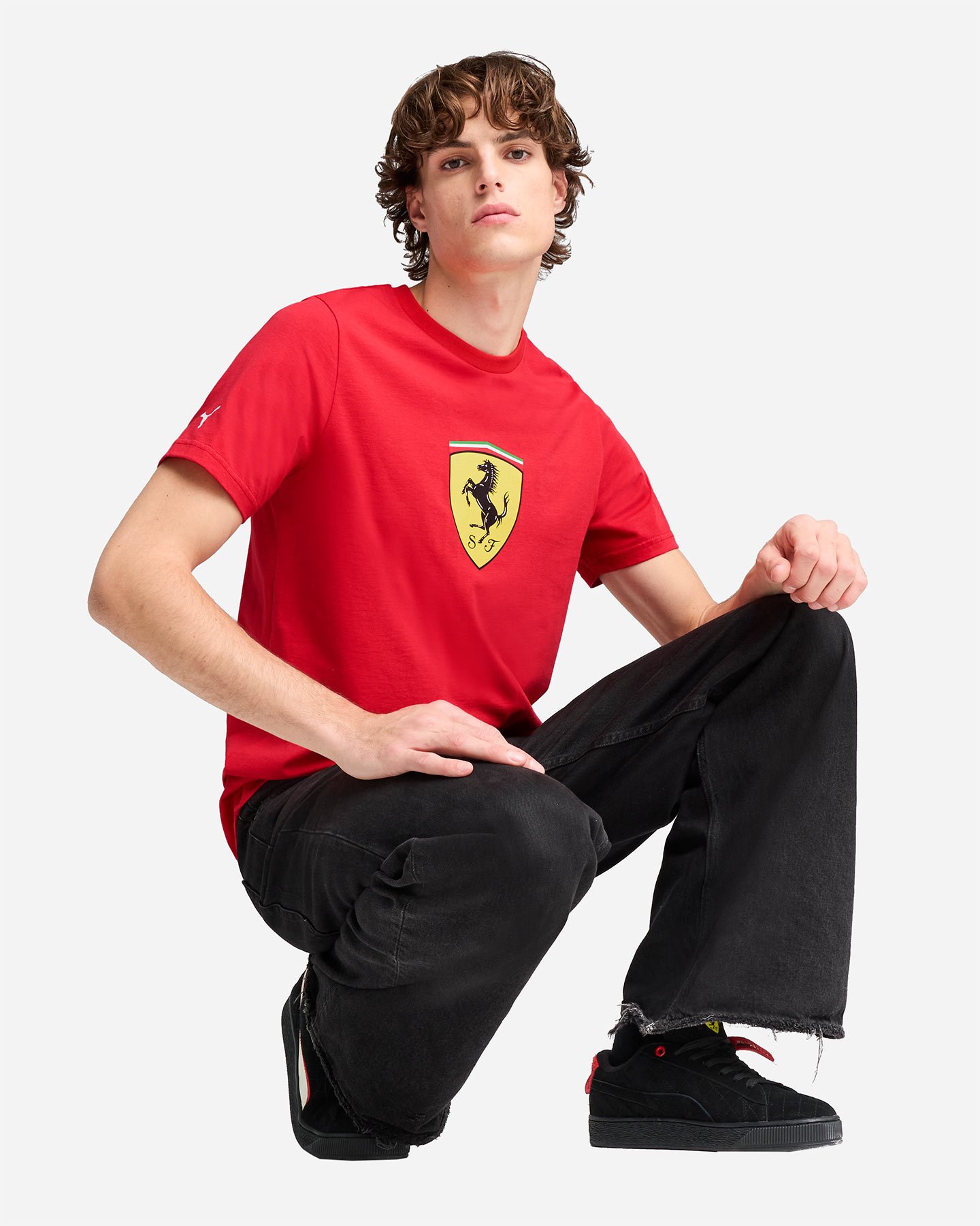 Fanwear PUMA FERRARI COLORED BIG SHIELD M - Rosso - 4 | Cisalfa Sport