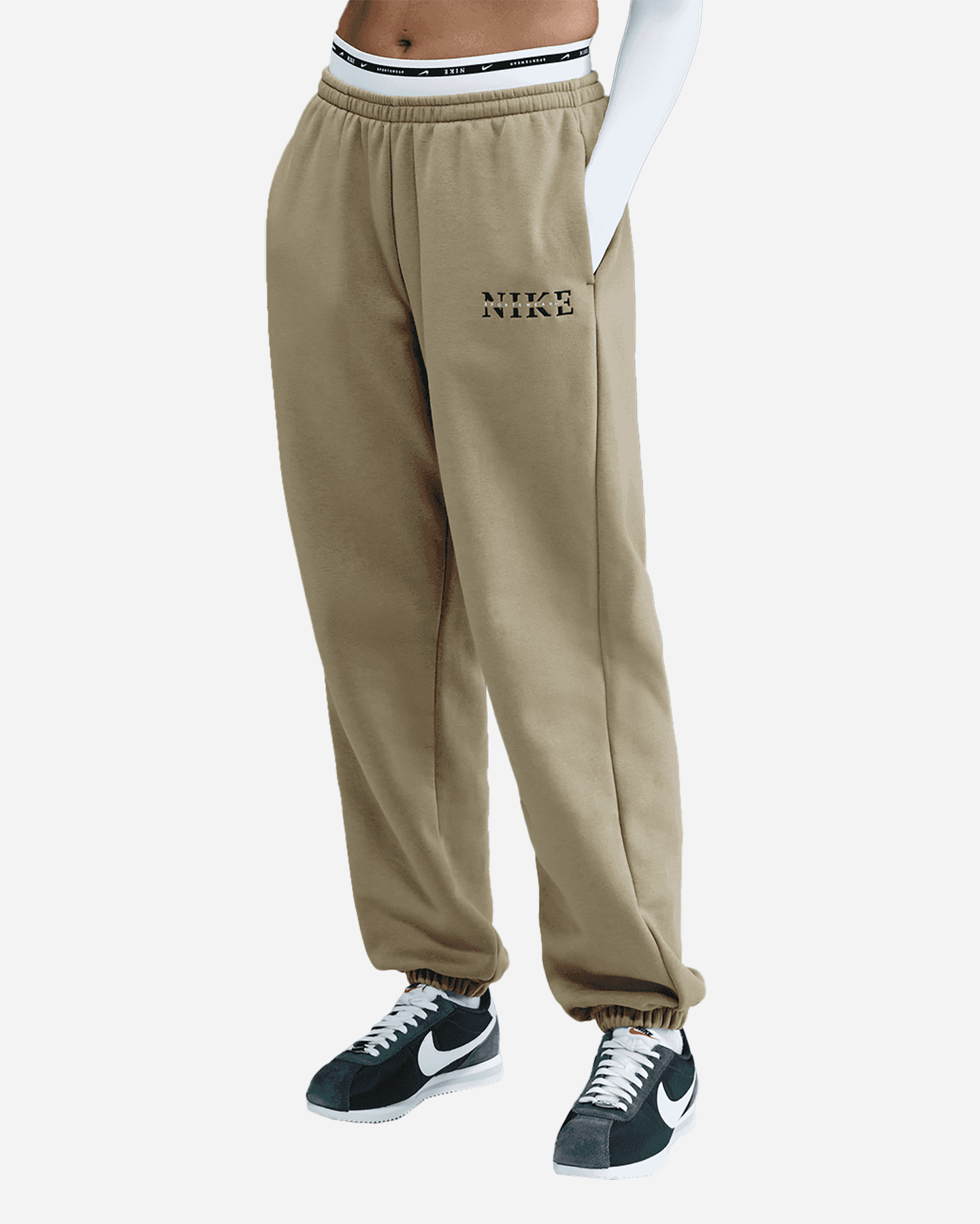 Pantalone NIKE PHOENIX W  - Beige - 0 | Cisalfa Sport