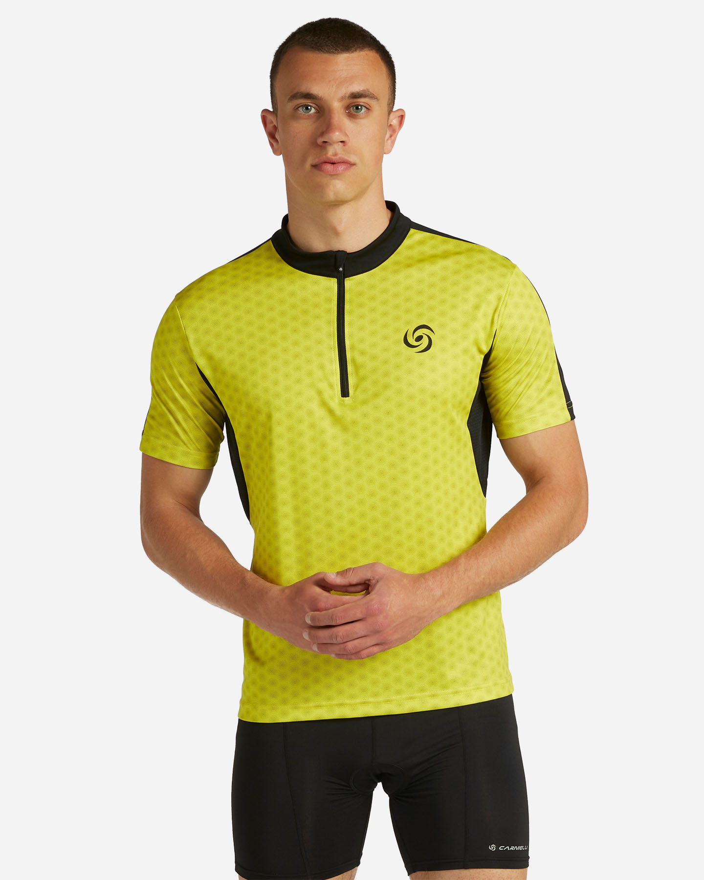 Maglia ciclismo CARNIELLI ALL OVER PRINTED M - Nero - 0 | Cisalfa Sport