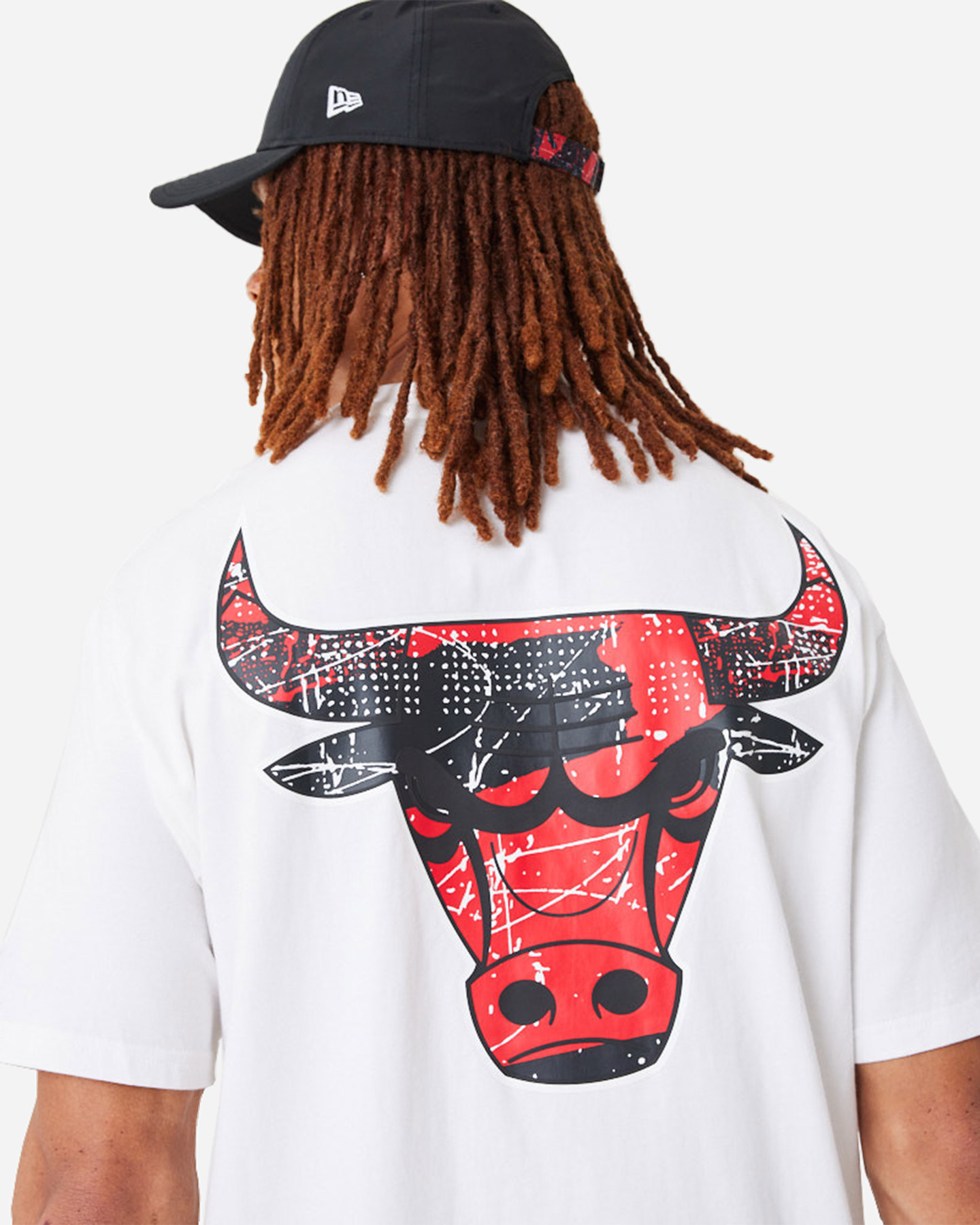 T-shirt NEW ERA INFILL LOGO CHICAGO BULLS  - Bianco - 3 | Cisalfa Sport