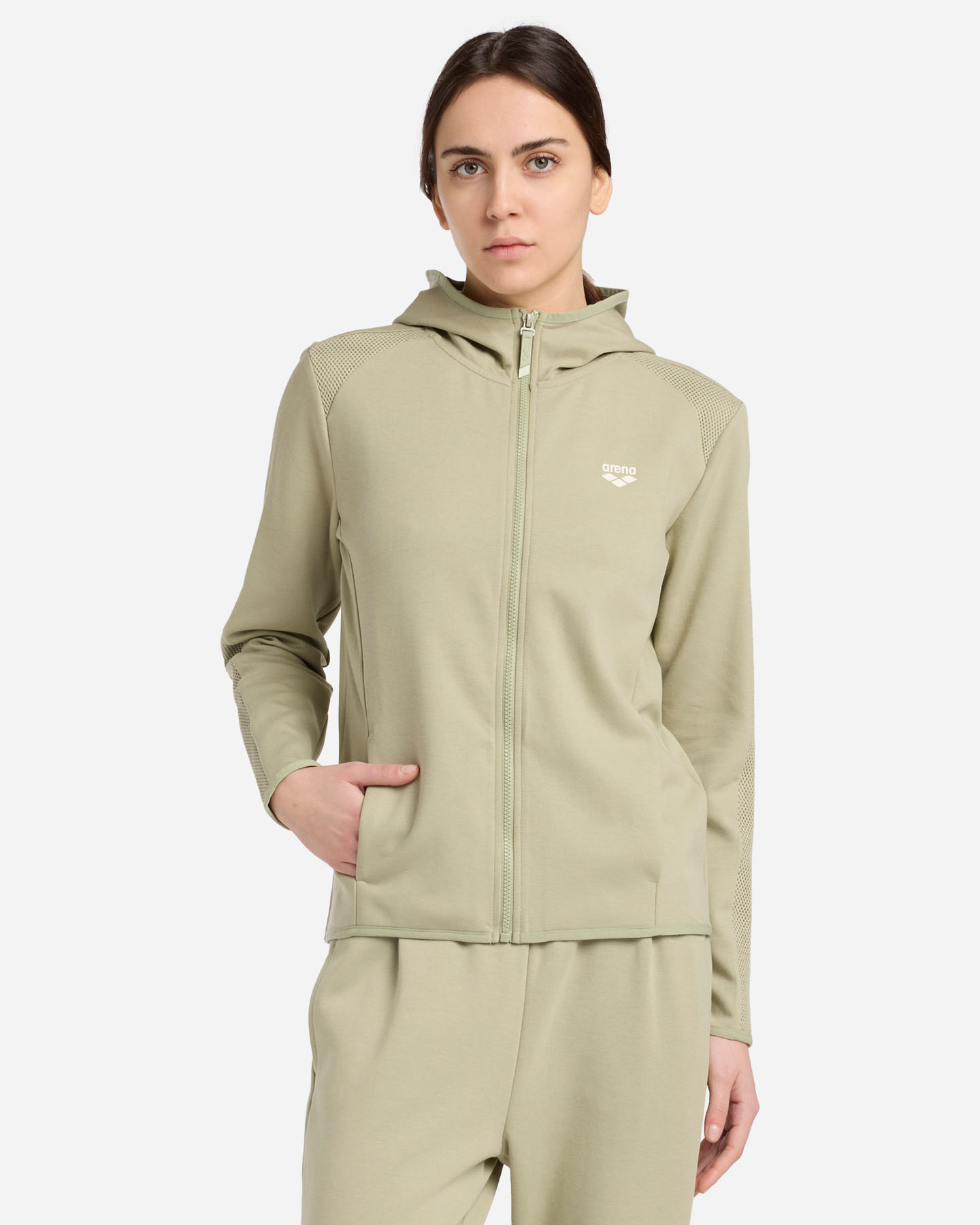 Felpa ARENA ATHLETIC PROGRESS W - Verde - 1 | Cisalfa Sport