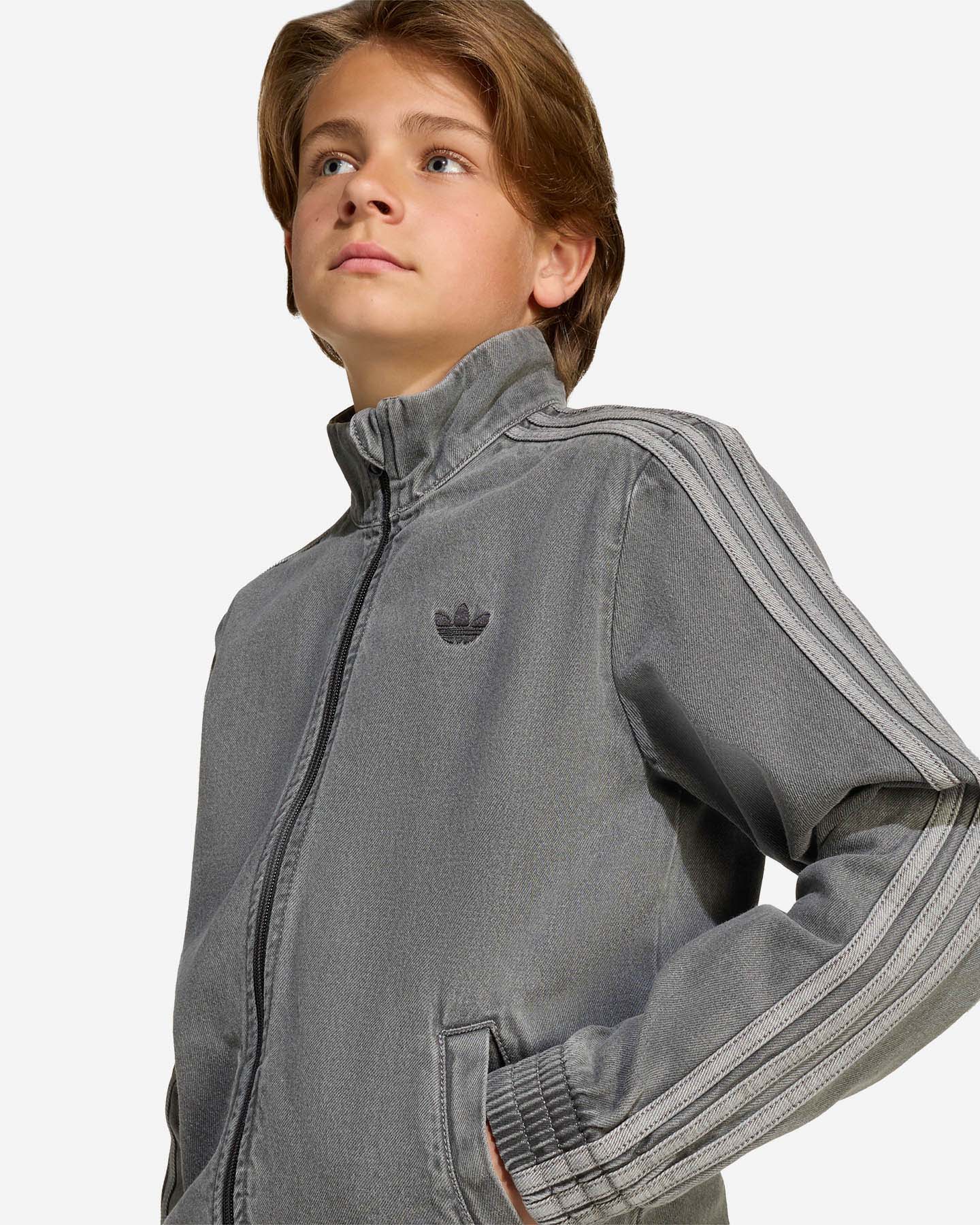 Giubbotto ADIDAS O GIRL DENIM JR - Grigio - 3 | Cisalfa Sport