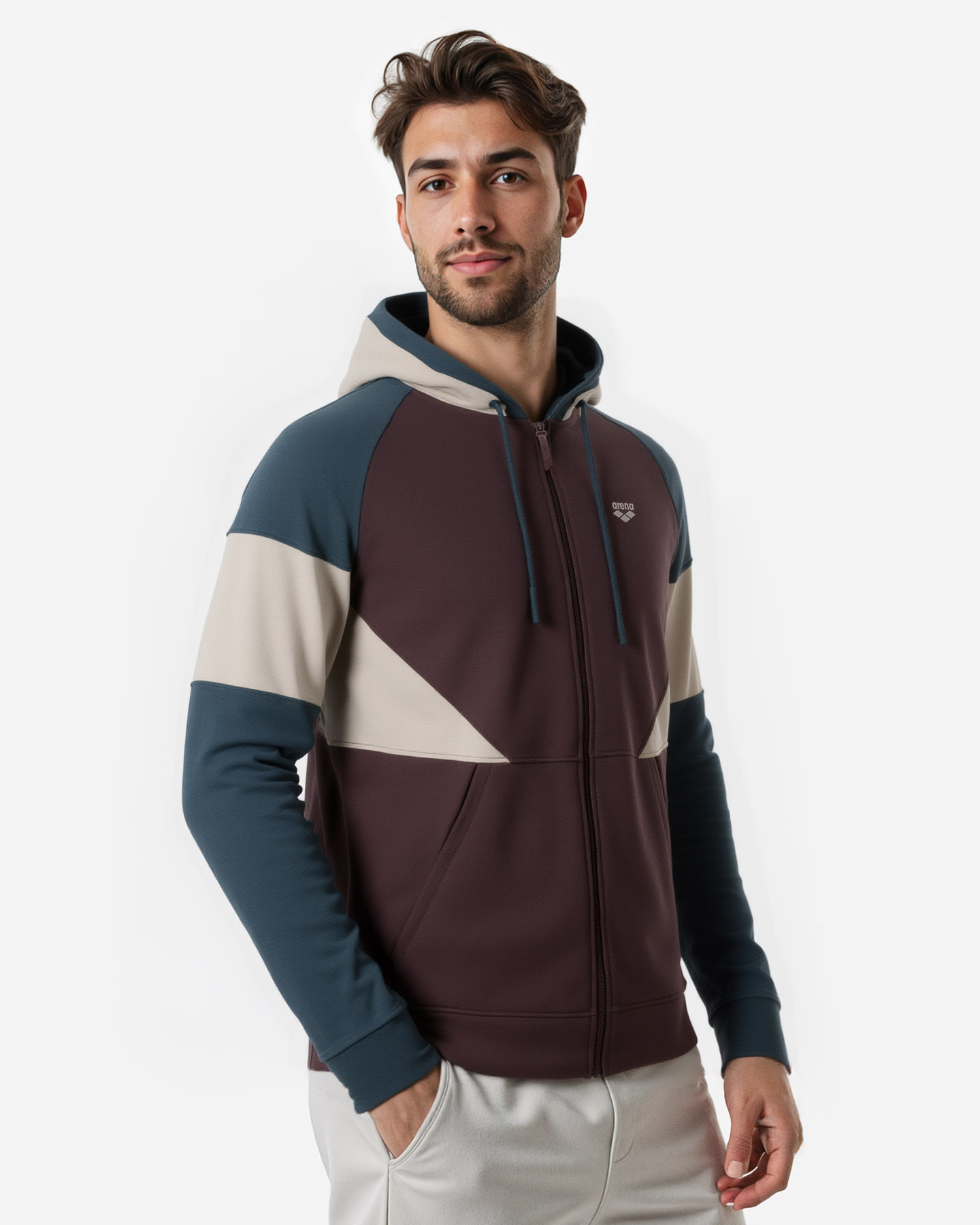 Felpa ARENA ATHLETIC PROGRESS M - Viola - 3 | Cisalfa Sport