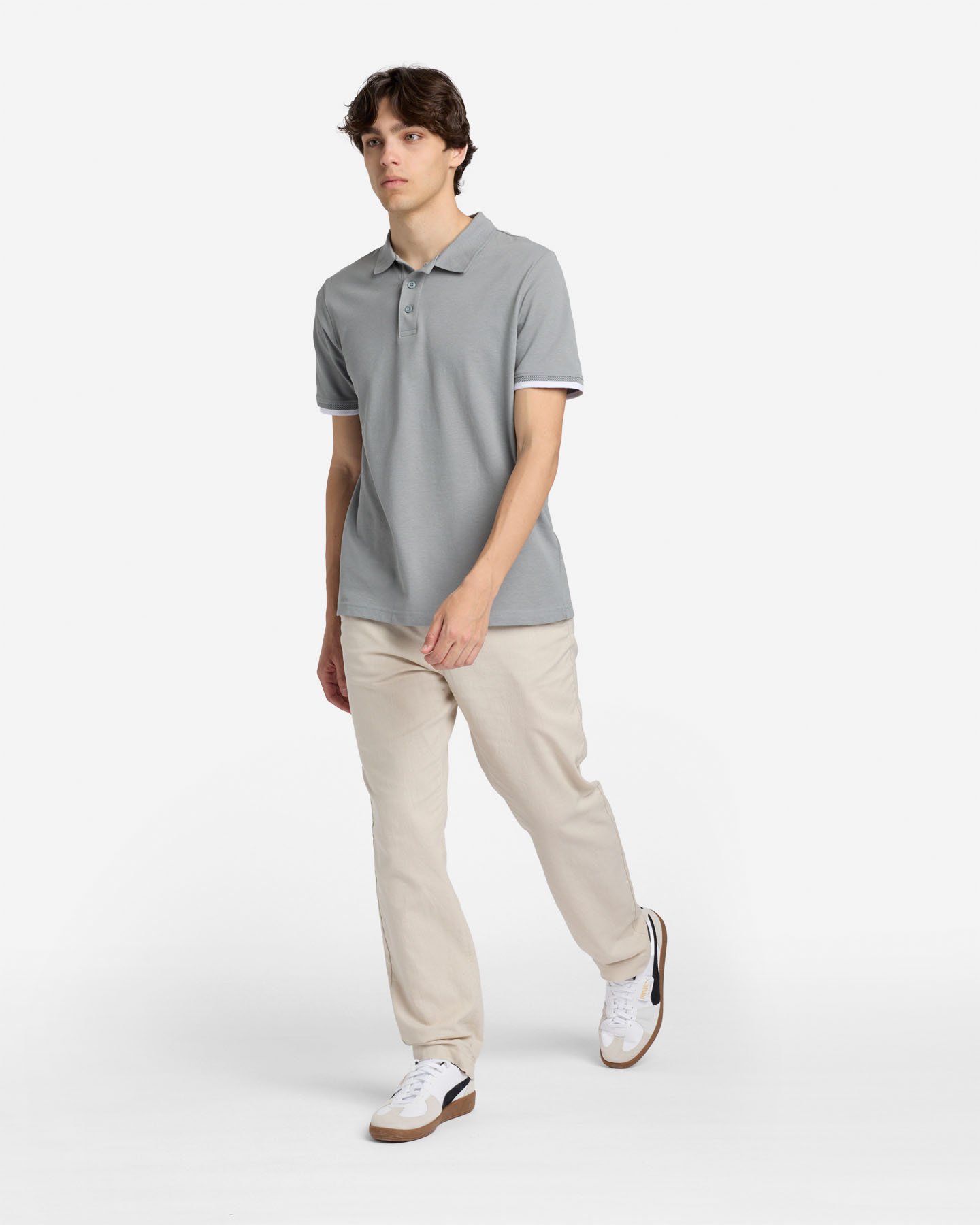 Polo DACK'S ESSENTIAL M - Grigio - 4 | Cisalfa Sport