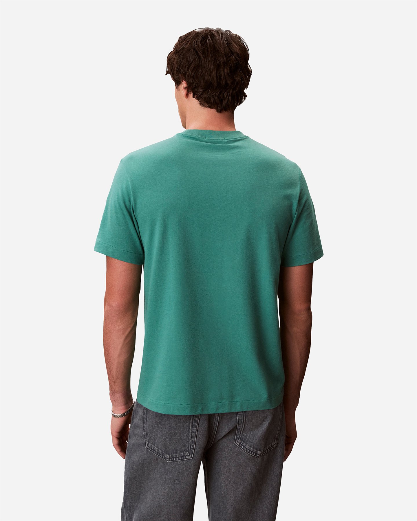 T-shirt CALVIN KLEIN JEANS EASY MONOGRAM M - Verde - 3 | Cisalfa Sport