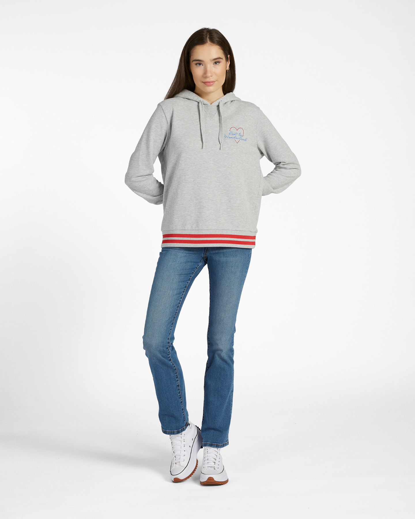 Felpa BEST COMPANY CLASSIC HOODIE W - Grigio - 1 | Cisalfa Sport