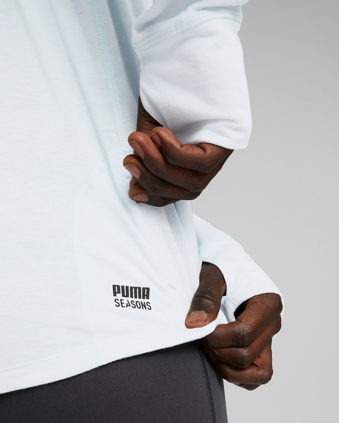 Maglia running PUMA SEASONS WOOL M - Grigio - 5 | Cisalfa Sport