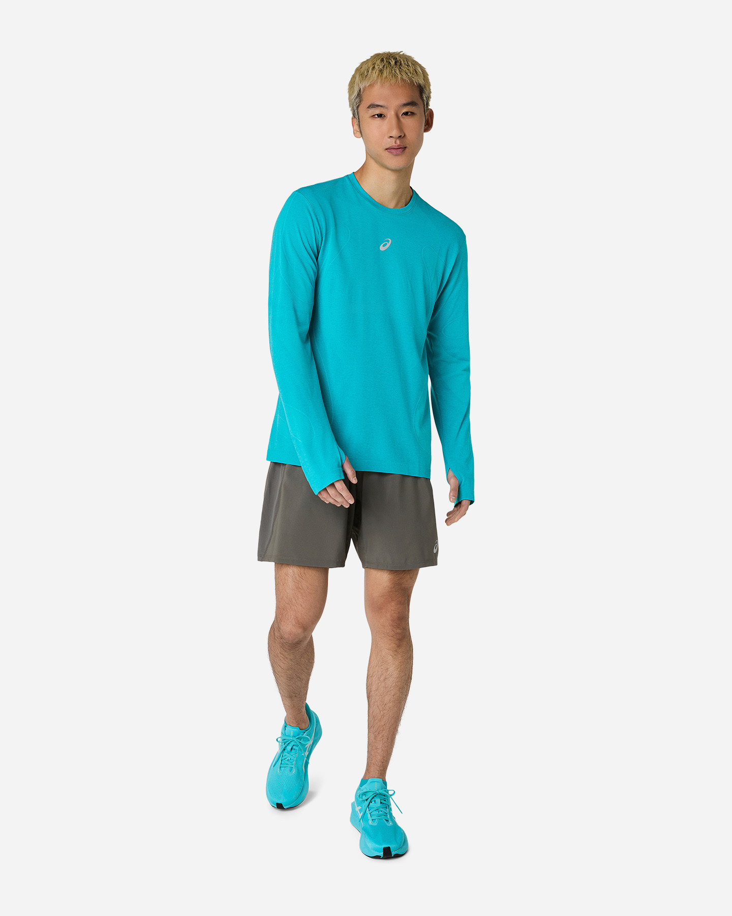 Maglia running ASICS ROAD M - Azzurro - 2 | Cisalfa Sport