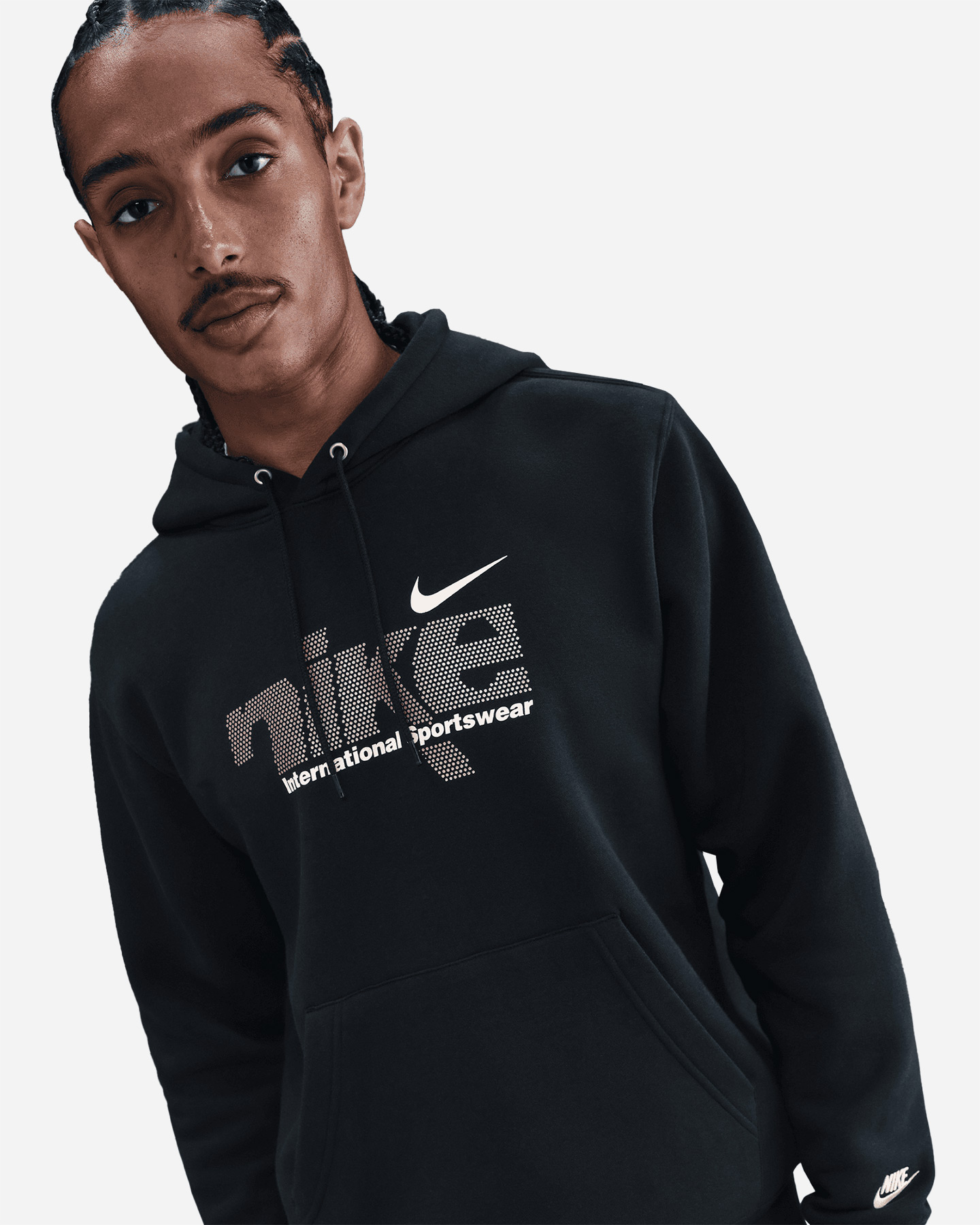 Felpa NIKE FLEECE METALLIC M - Nero - 3 | Cisalfa Sport