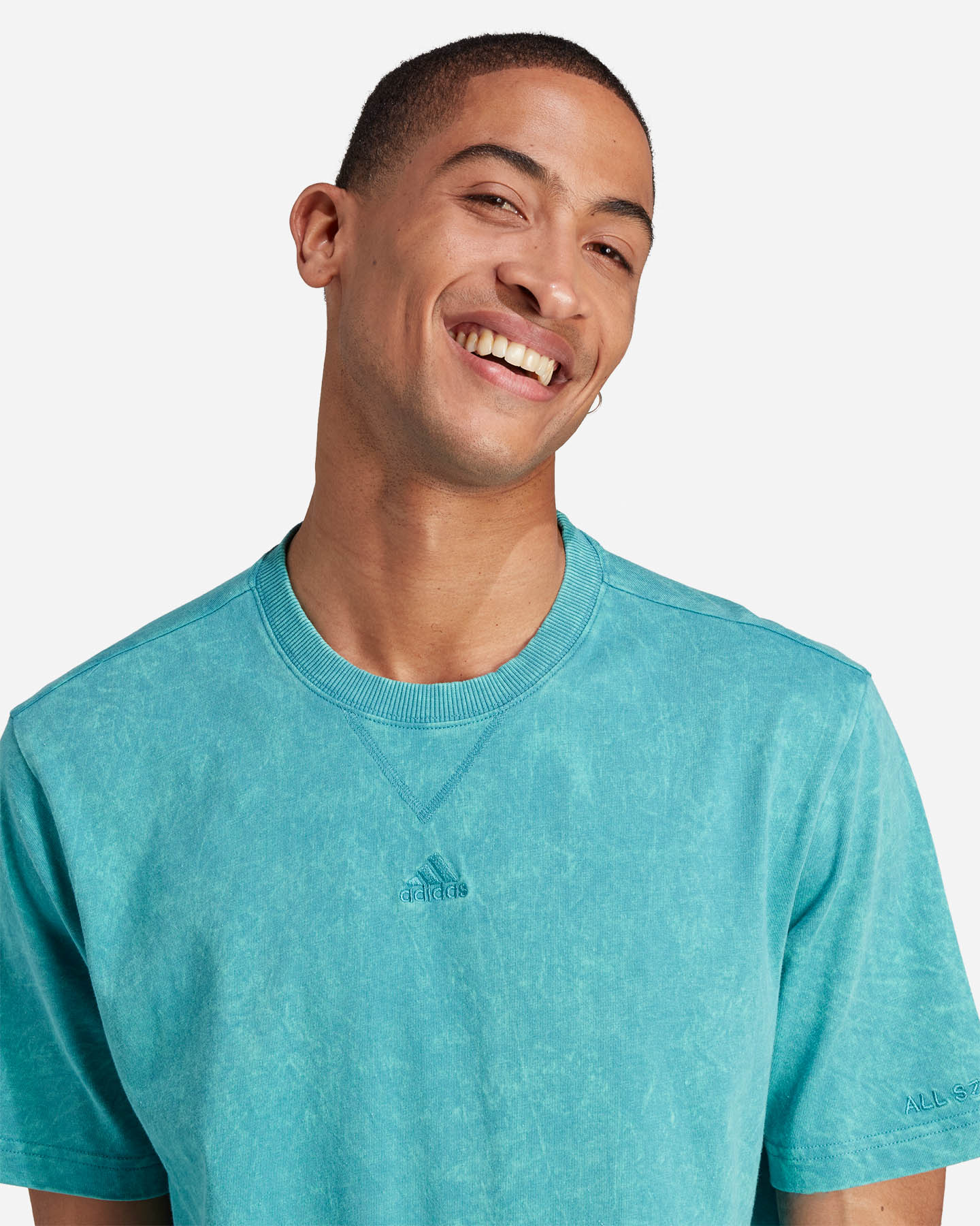 T-shirt ADIDAS ALL SZN WASHED M - Verde - 4 | Cisalfa Sport