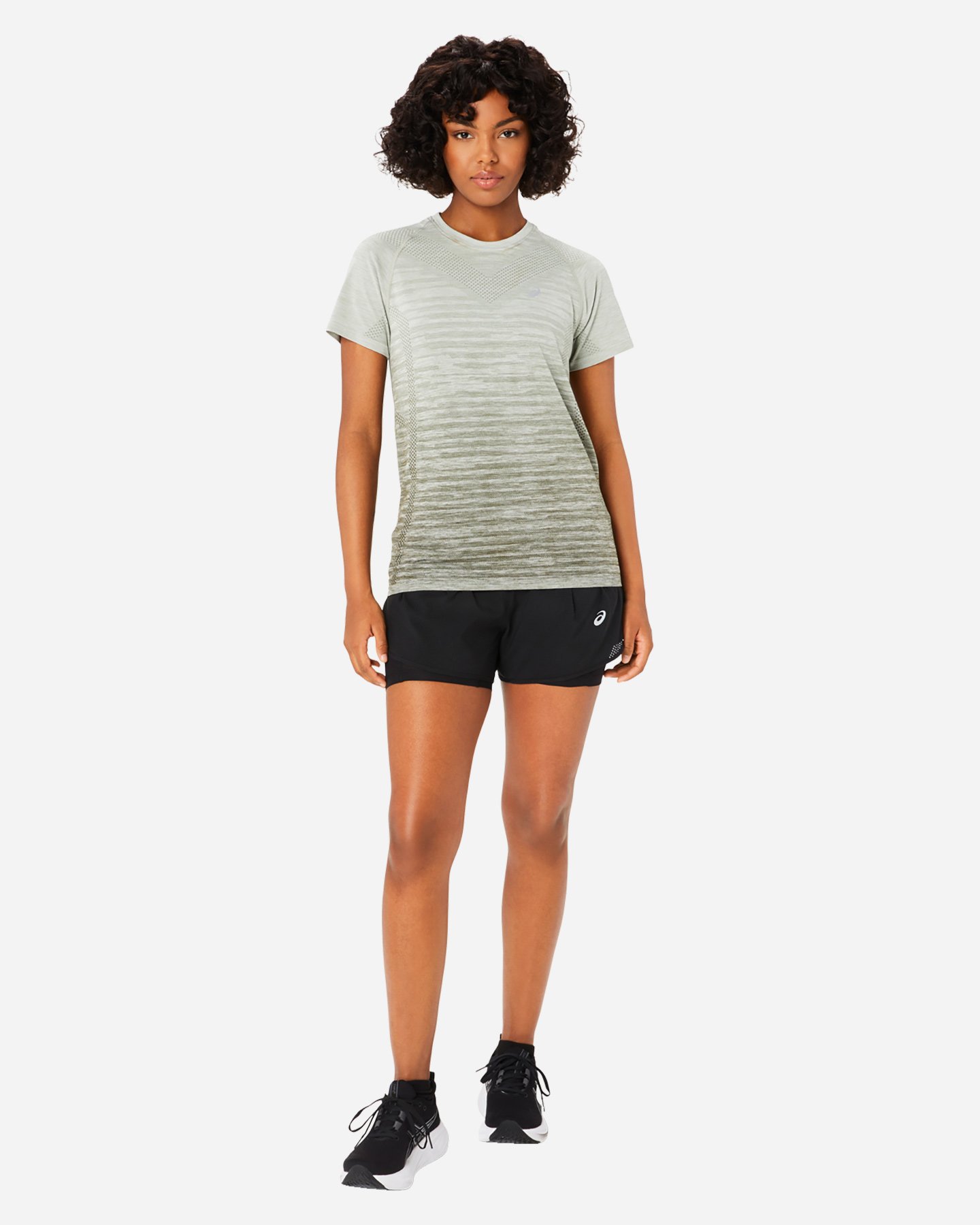 Short running ASICS ROAD 2-N-1 3,5IN W - Nero - 3 | Cisalfa Sport