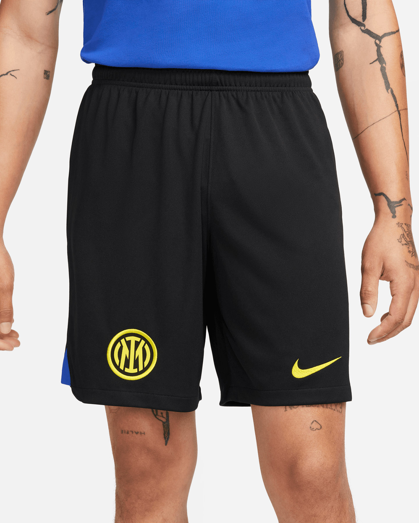 Pantaloncini calcio ufficiali NIKE DRI FIT INTER HOME 23-24 M - Nero - 1 | Cisalfa Sport