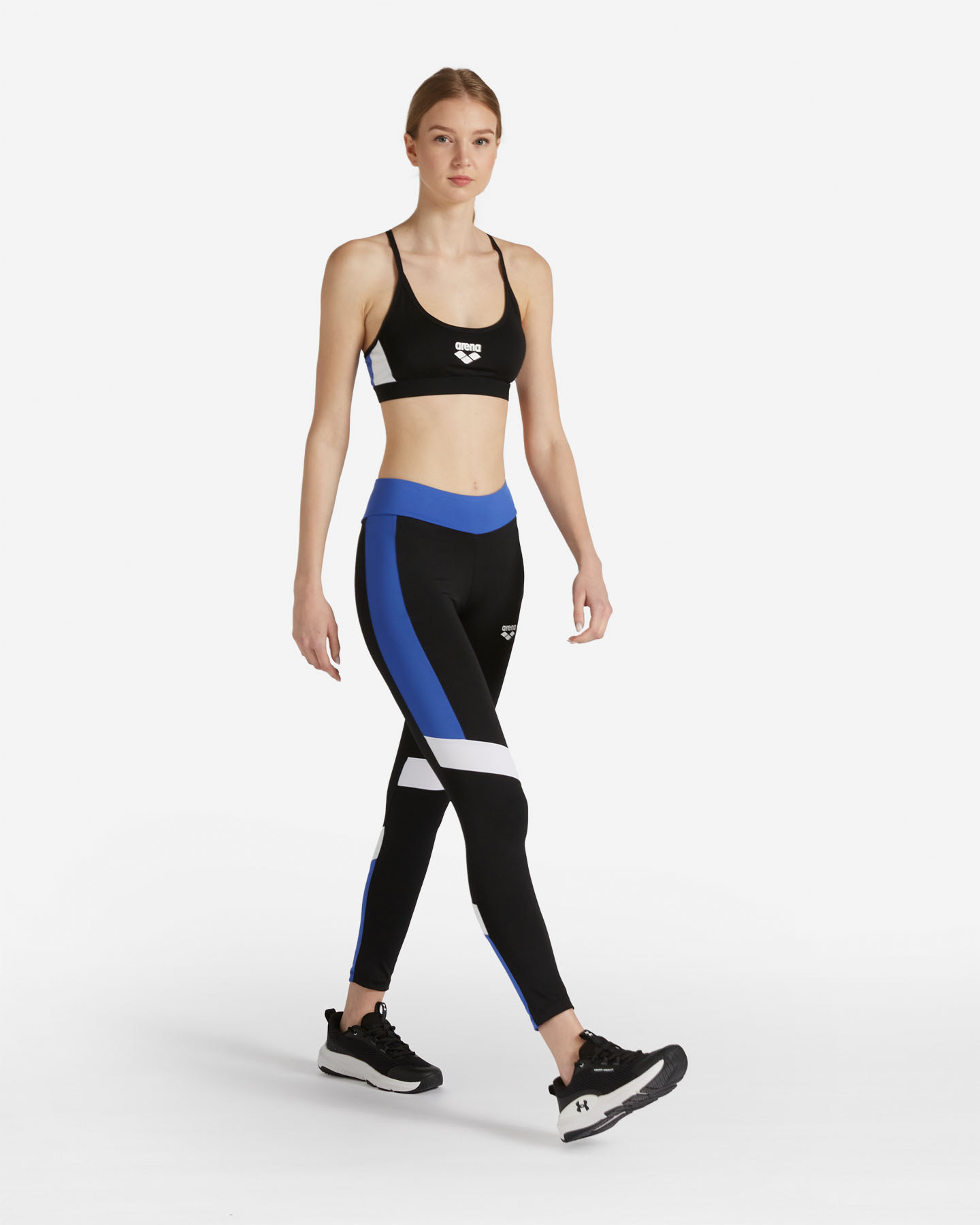 Bra training ARENA TRICOLOR W - Nero - 3 | Cisalfa Sport