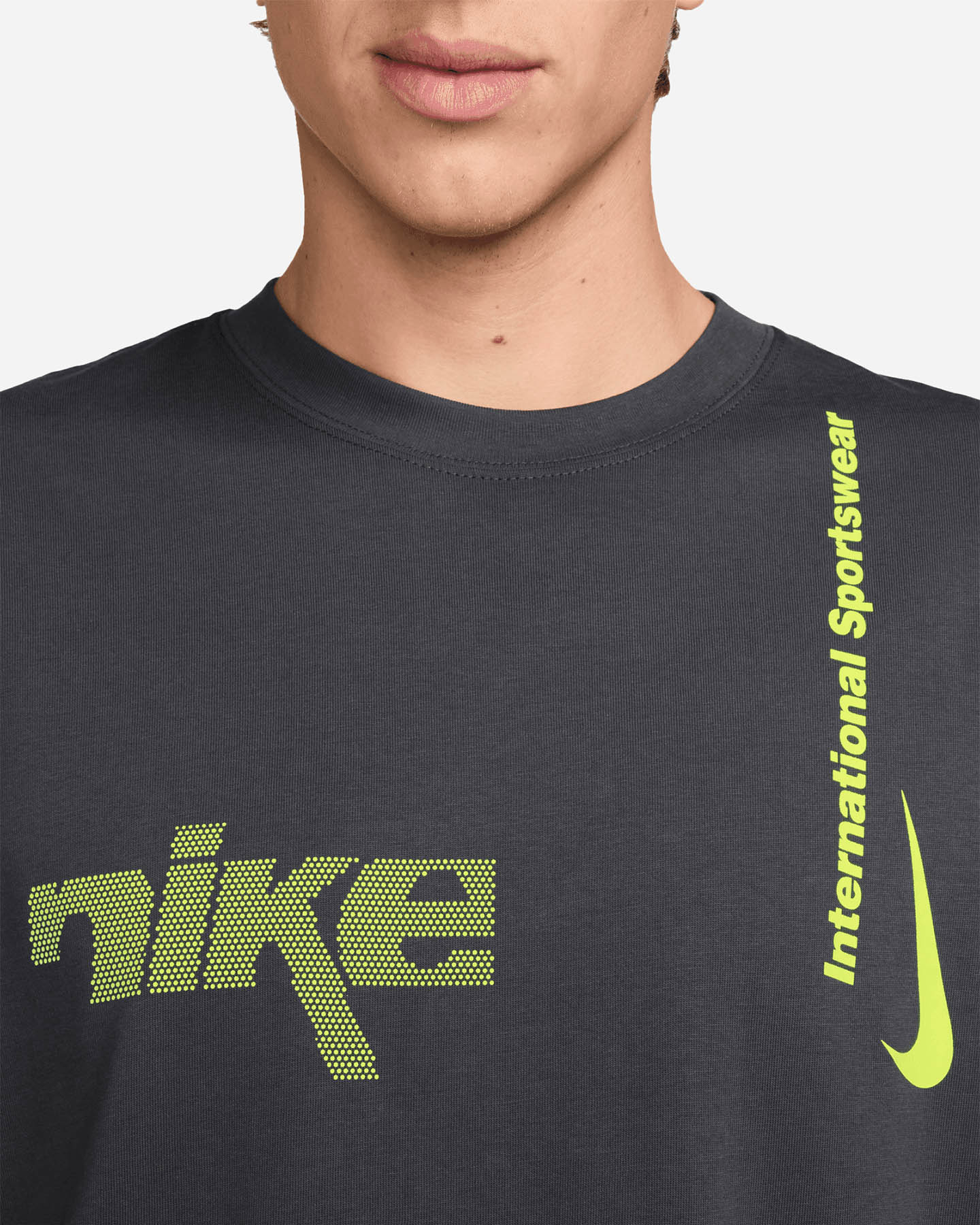 T-shirt NIKE M90 SWOOSH SPORT M - Antracite - 2 | Cisalfa Sport