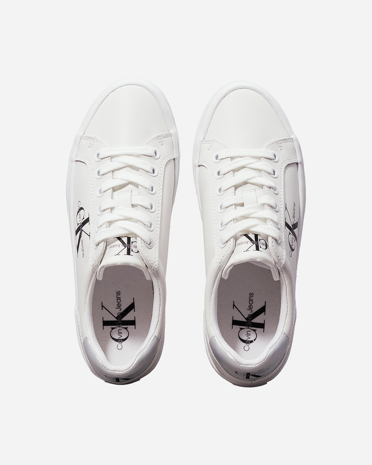 Scarpe sneakers CALVIN KLEIN JEANS VULC FLATFORM LACEUP W - Bianco - 2 | Cisalfa Sport