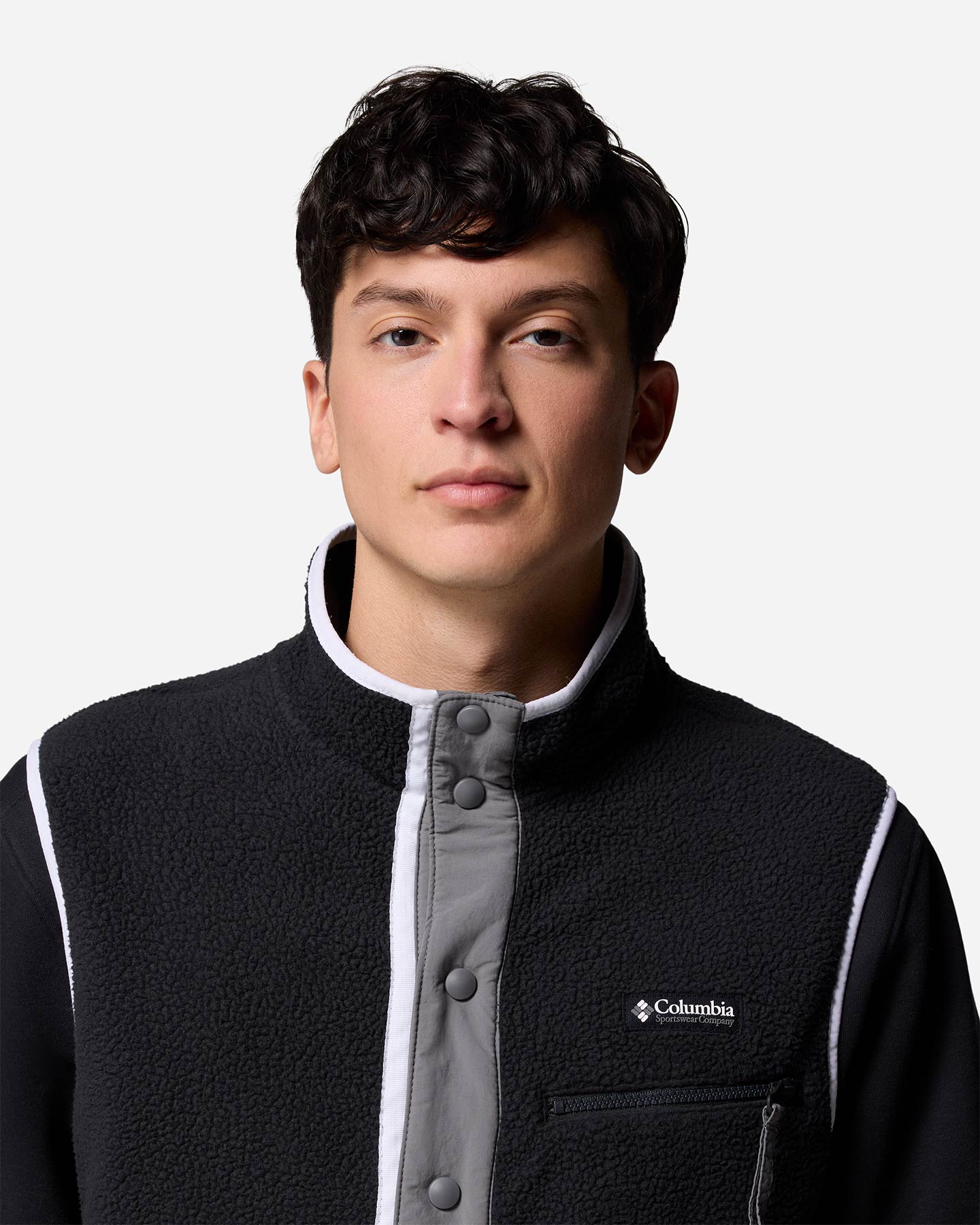 Felpa COLUMBIA HELVETIA M - Nero - 5 | Cisalfa Sport