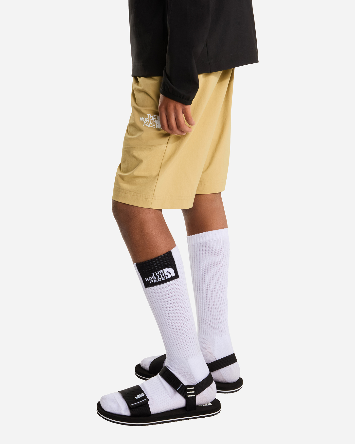 Bermuda THE NORTH FACE BASIC JR - Verde - 3 | Cisalfa Sport