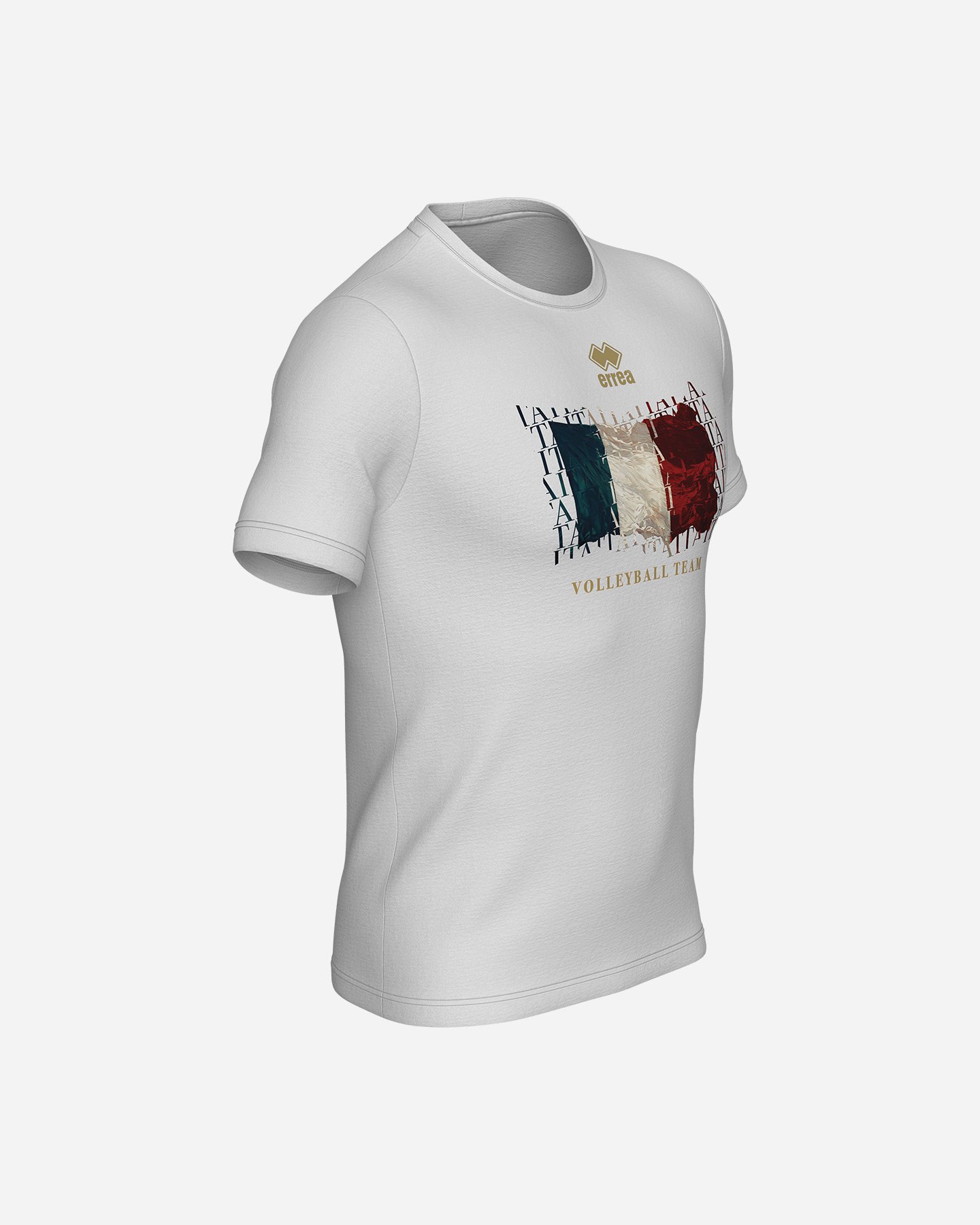 Maglia volley ERREA ITALIA BANDIERA  - Bianco - 2 | Cisalfa Sport