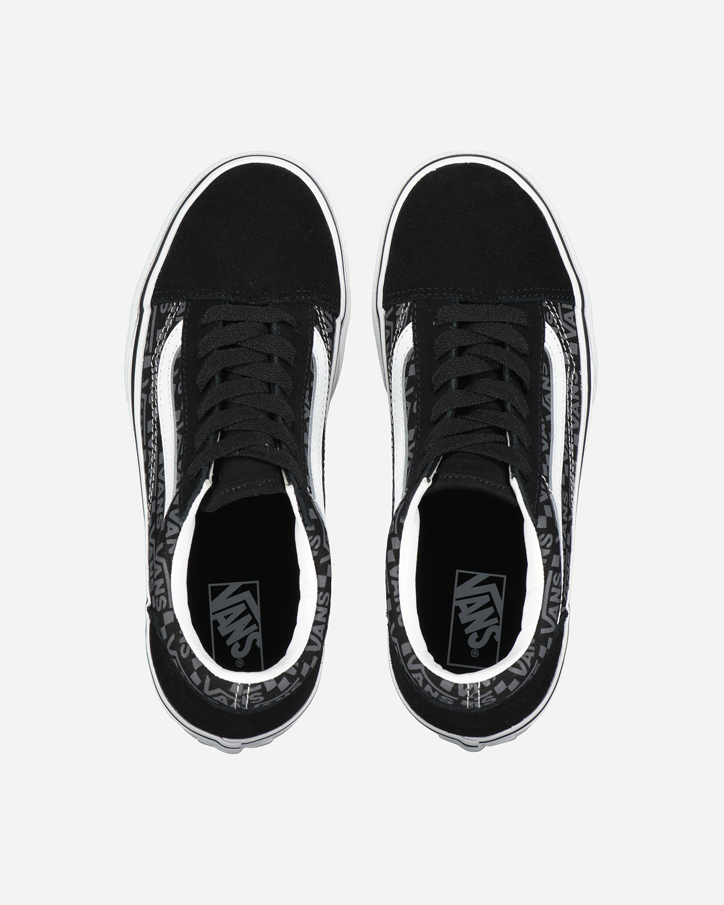 Scarpe sneakers VANS OLD SKOOL GS LOGO JR - Nero - 3 | Cisalfa Sport
