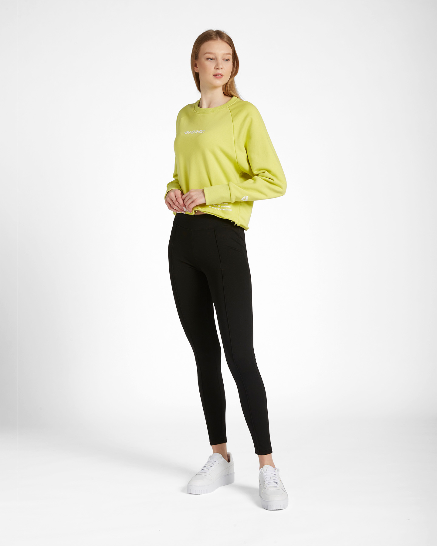 Felpa ARENA BASIC ATHLETICS W - Verde - 1 | Cisalfa Sport