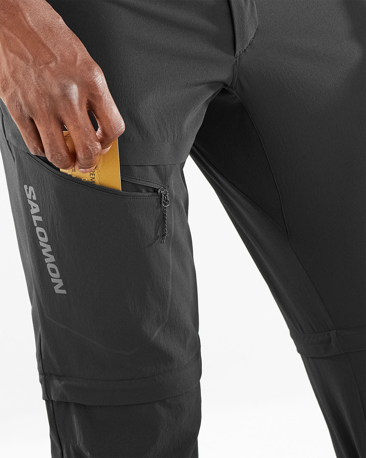 Pantalone outdoor SALOMON WAYFARER M - Nero - 4 | Cisalfa Sport