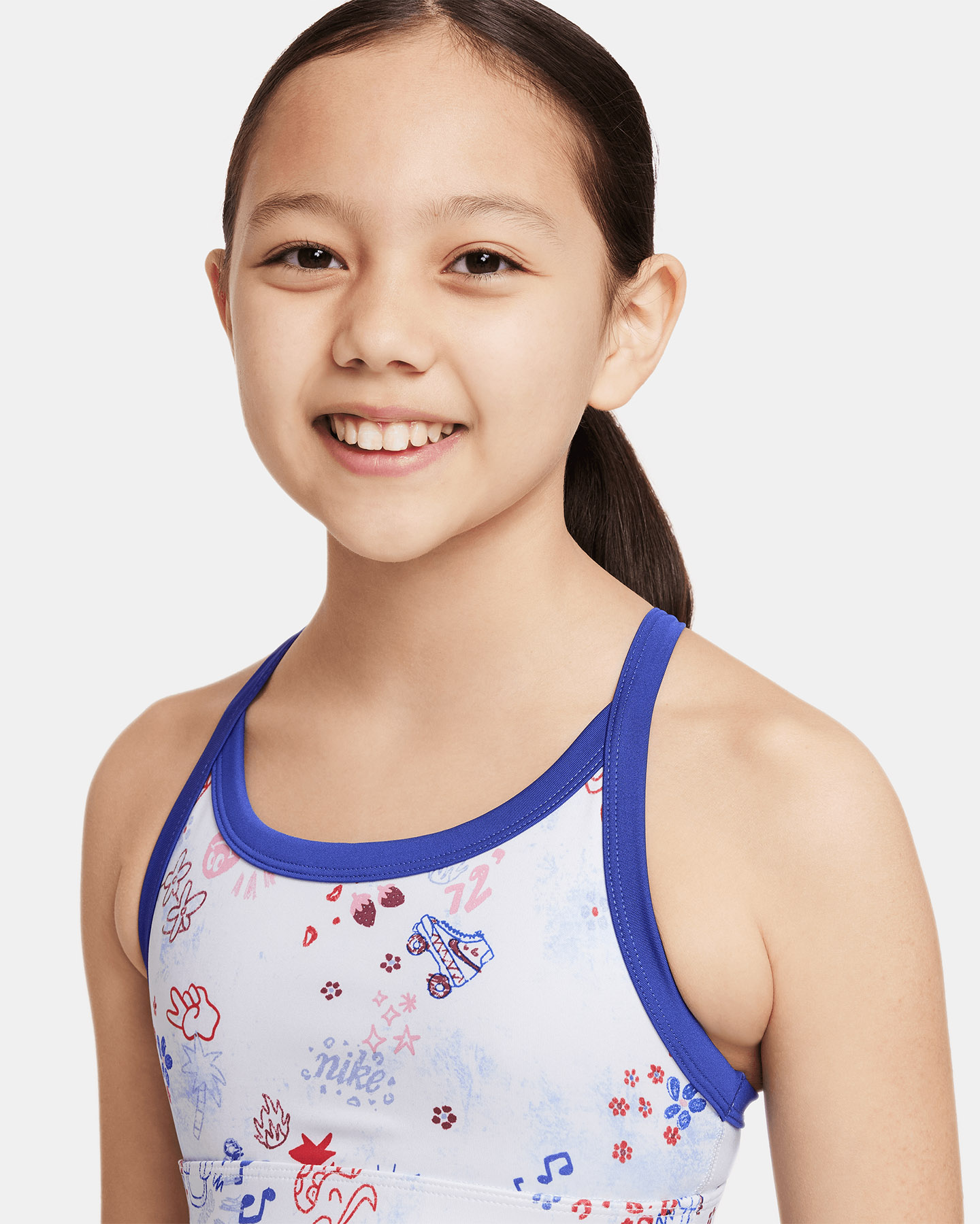 Canotta NIKE INDY AOP JR - Viola - 2 | Cisalfa Sport