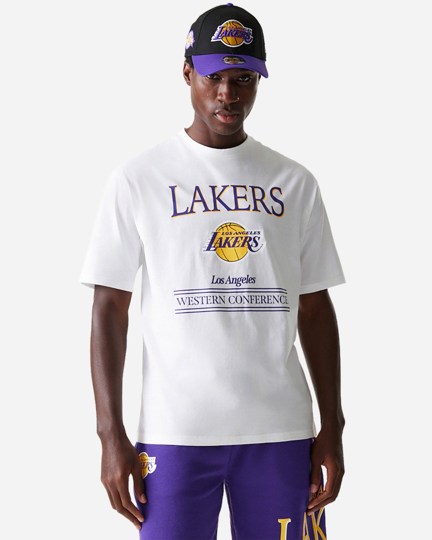 Maglia basket NEW ERA TEAM LAKERS M - Bianco - 0 | Cisalfa Sport
