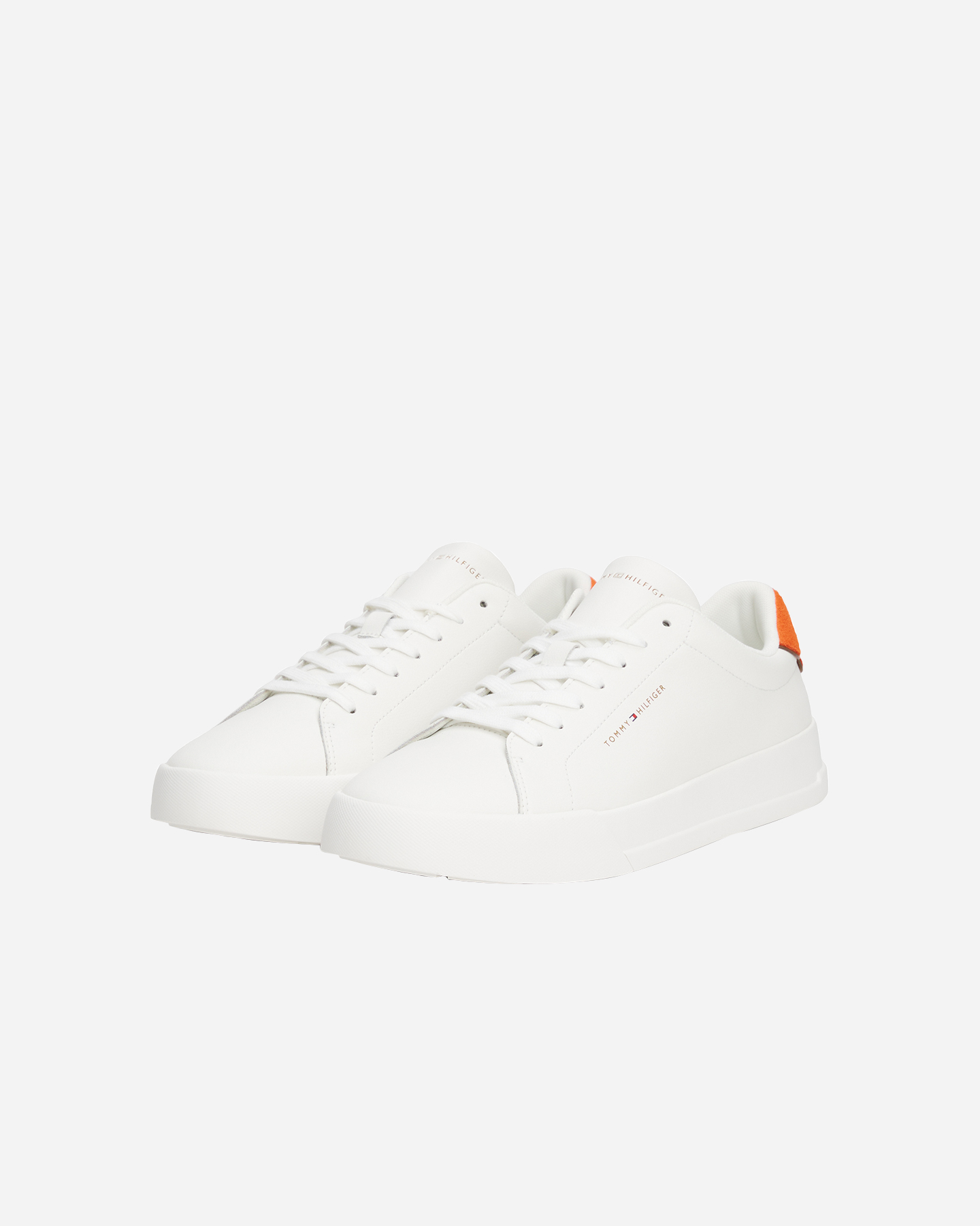 Scarpe sneakers TOMMY HILFIGER COURT LEATHER M - Beige - 1 | Cisalfa Sport