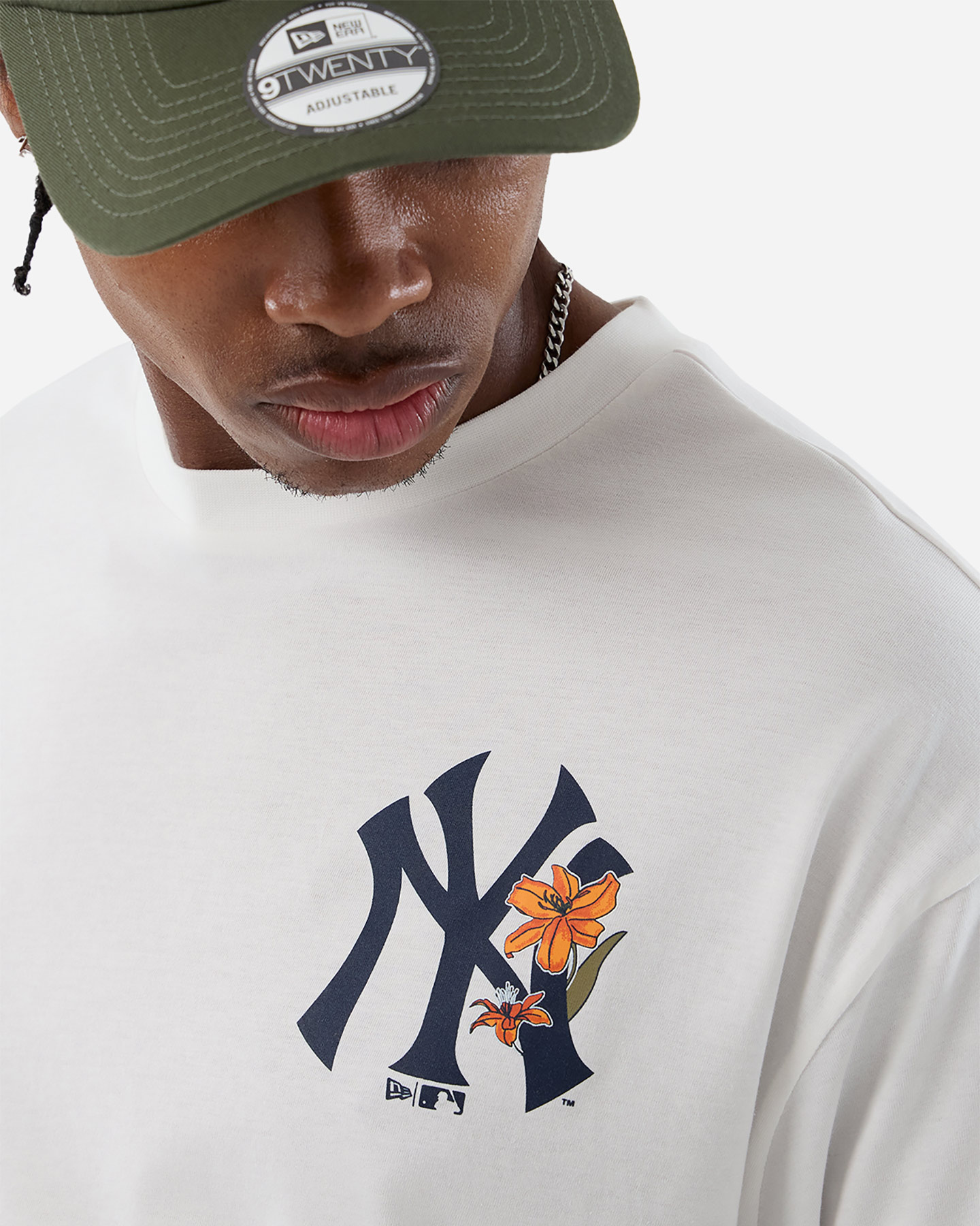 T-shirt NEW ERA NEW YORK YANKEES MLB INFILL FLORAL M - Bianco - 2 | Cisalfa Sport