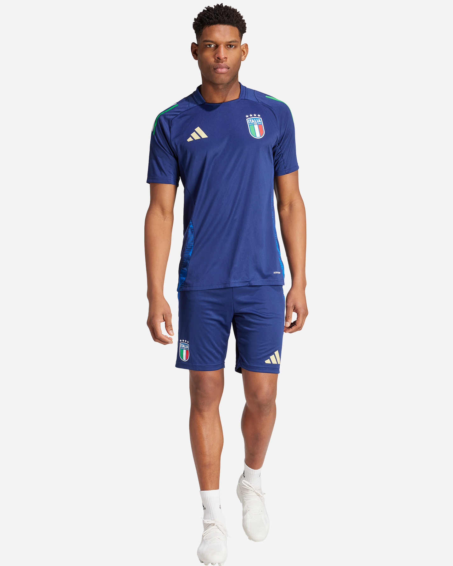 Abbigliamento calcio ufficiale ADIDAS ITALIA FIGC TRAINING M - Blu Navy - 4 | Cisalfa Sport